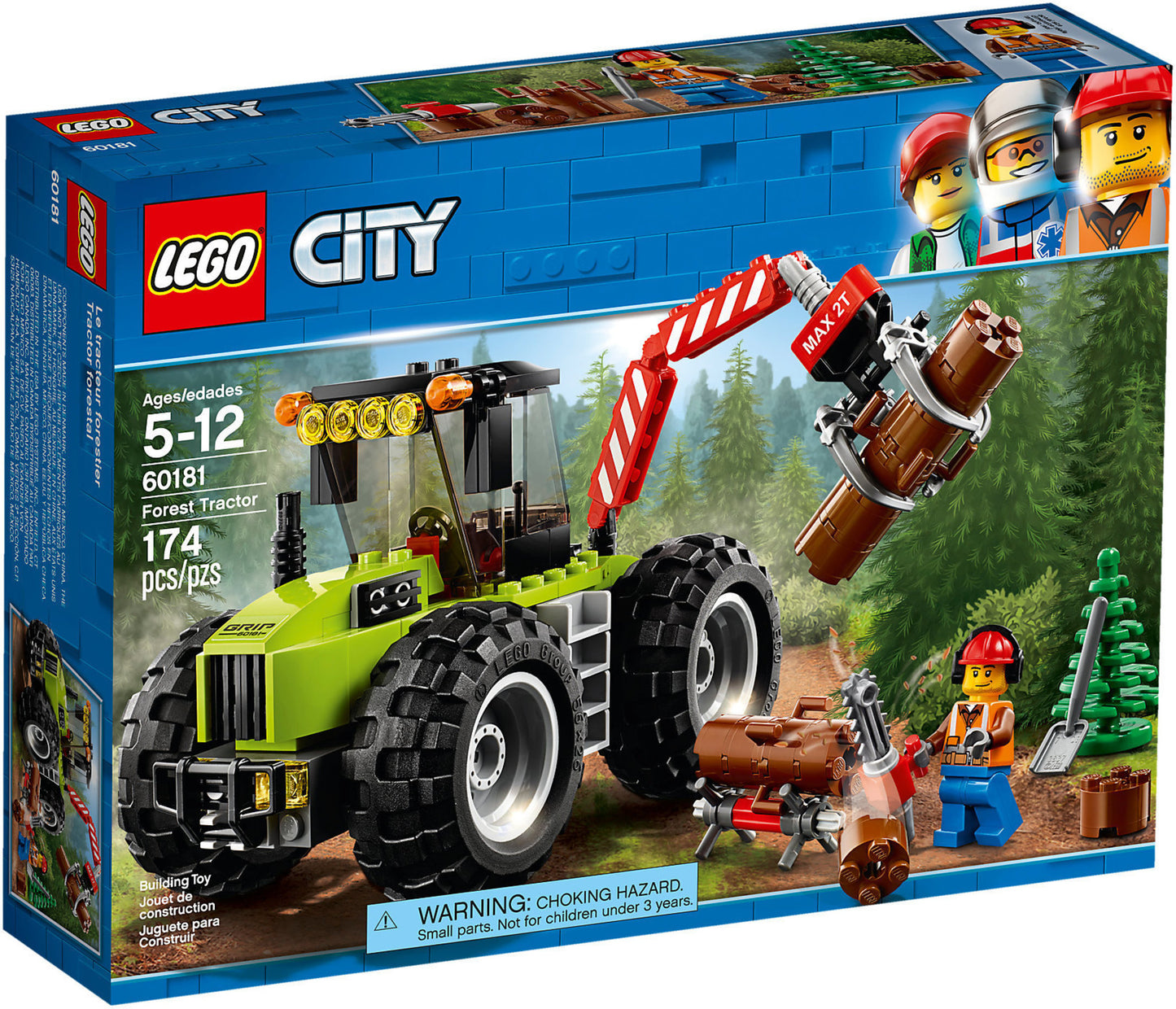 60181 LEGO City - Trattore Forestale