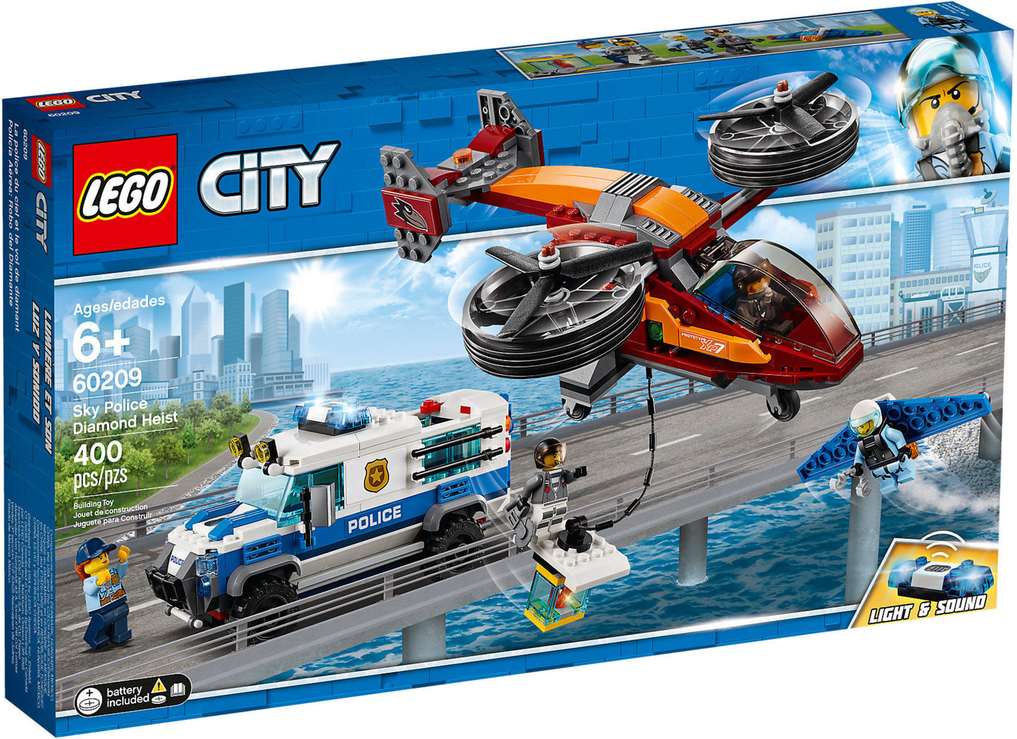 60209 LEGO City - Polizia Aerea: Furto Di Diamanti