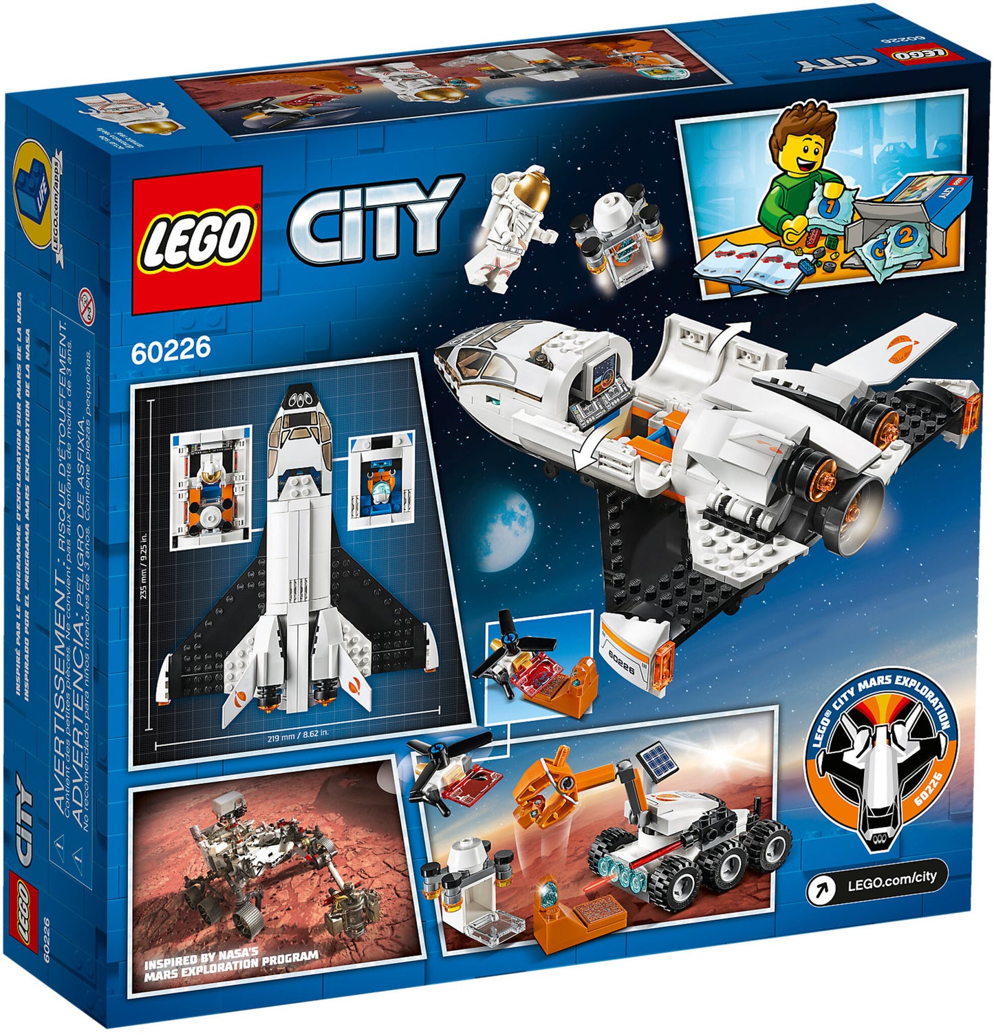 60226 LEGO City - Shuttle di Ricerca su Marte