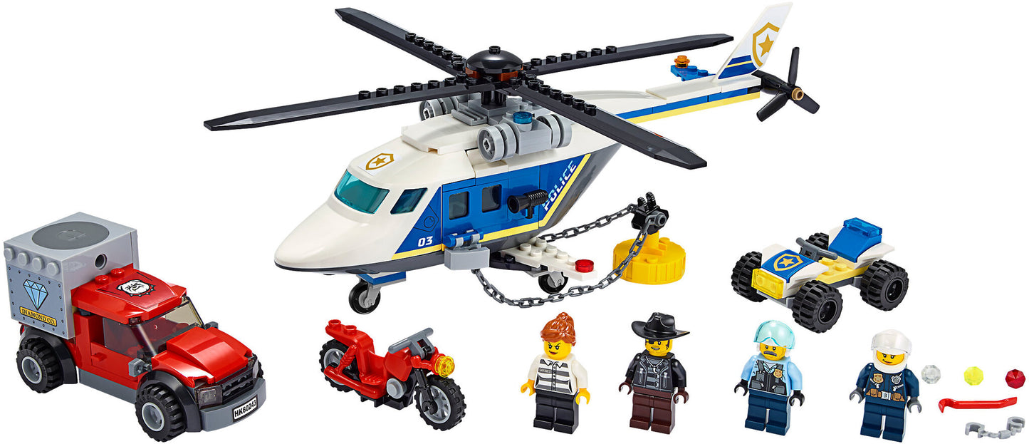 60243 LEGO City - Inseguimento Sull'elicottero Della Polizia