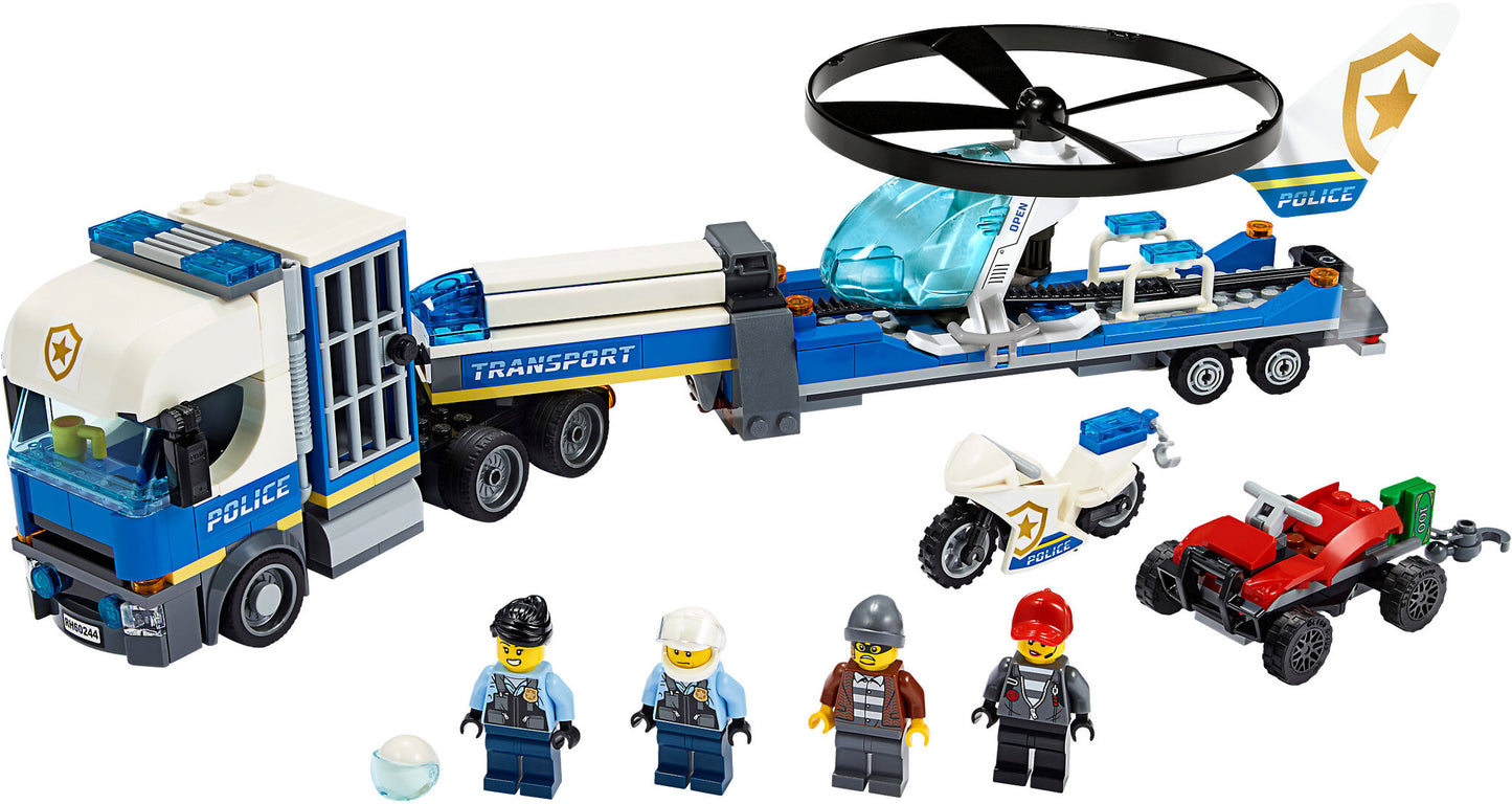 60244 LEGO City - Trasportatore Di Elicotteri Della Polizia