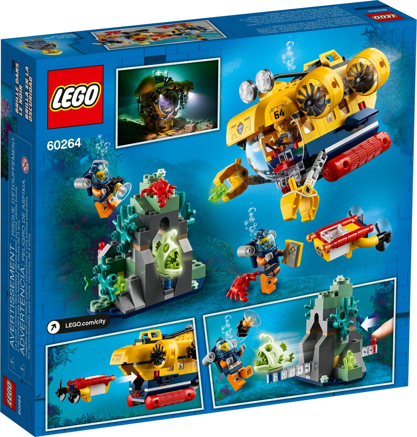 60264 LEGO City - Sottomarino Da Esplorazione Oceanica