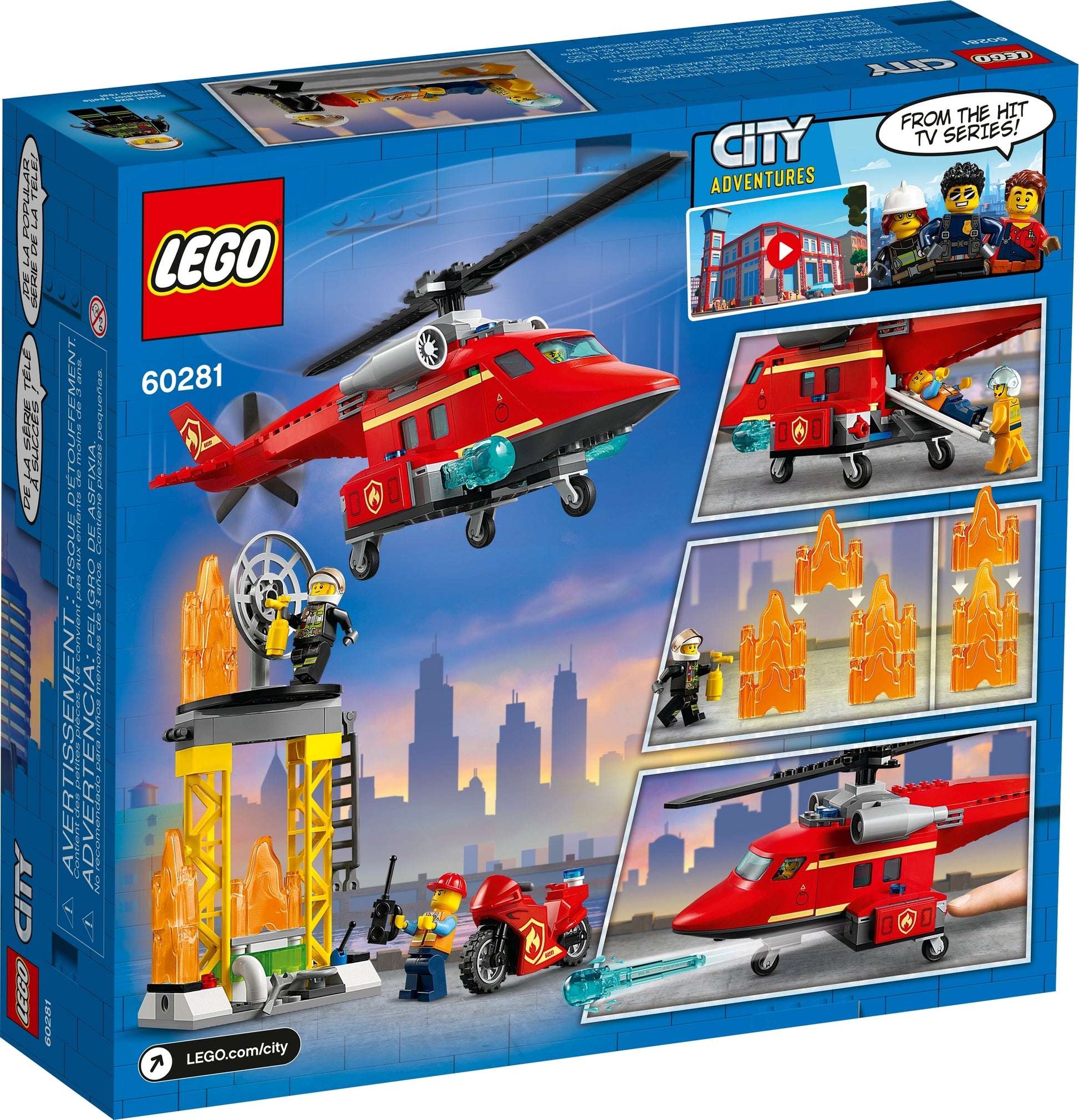60281 LEGO City - Elicottero Antincendio – sgorbatipiacenza