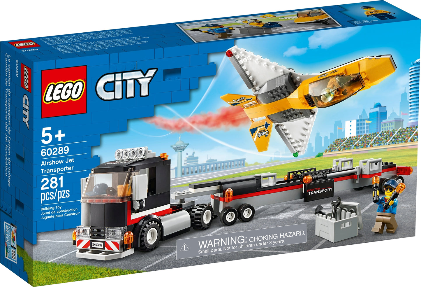 60289 LEGO City - Trasportatore di Jet Acrobatico