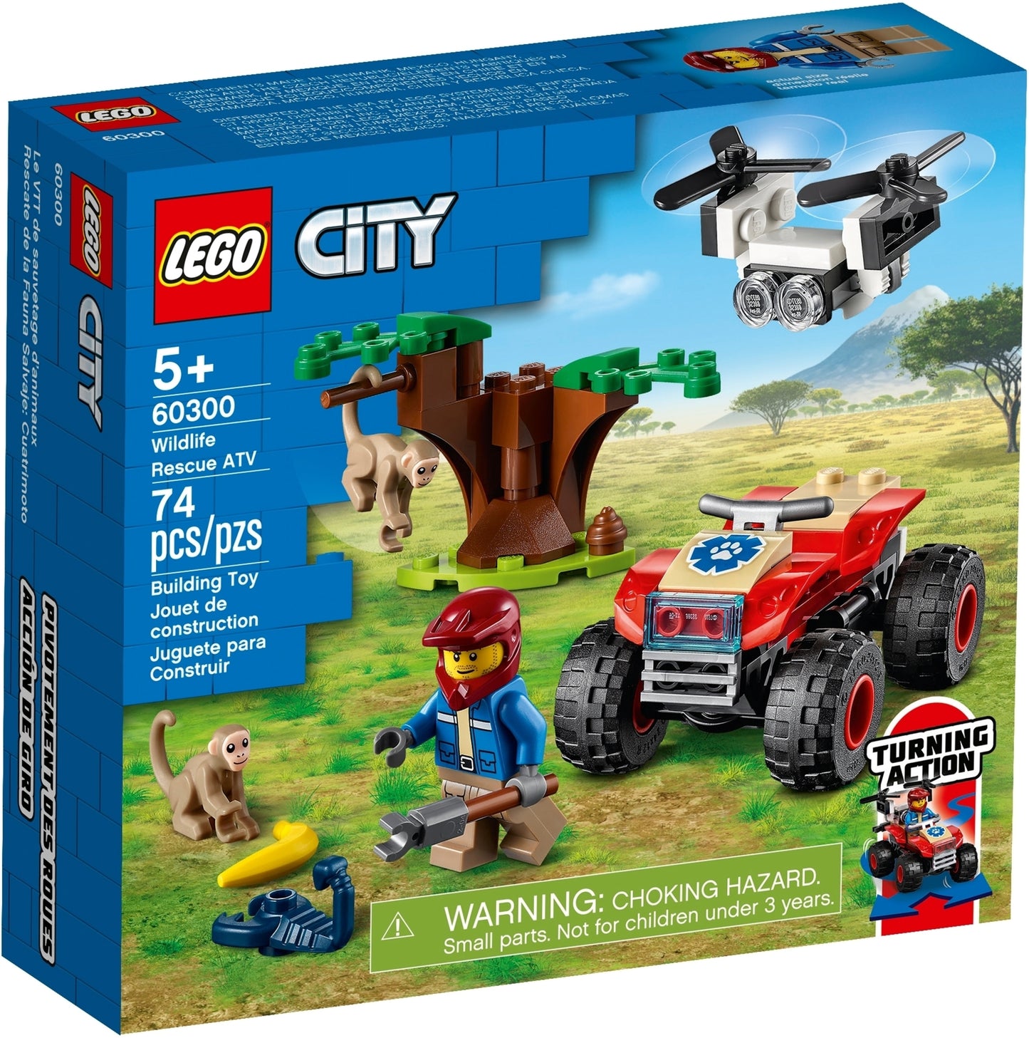 60300 LEGO City - Atv di Soccorso Animale