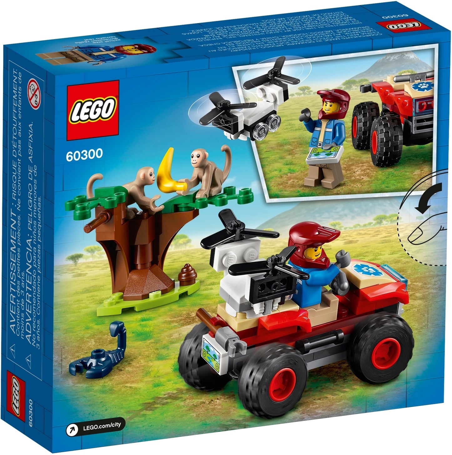 60300 LEGO City - Atv di Soccorso Animale