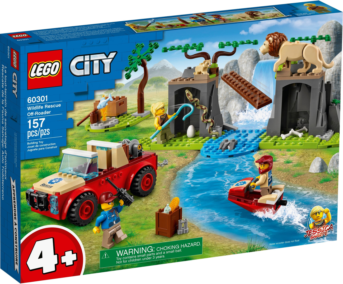 60301 LEGO City - Fuoristrada di Soccorso Animale