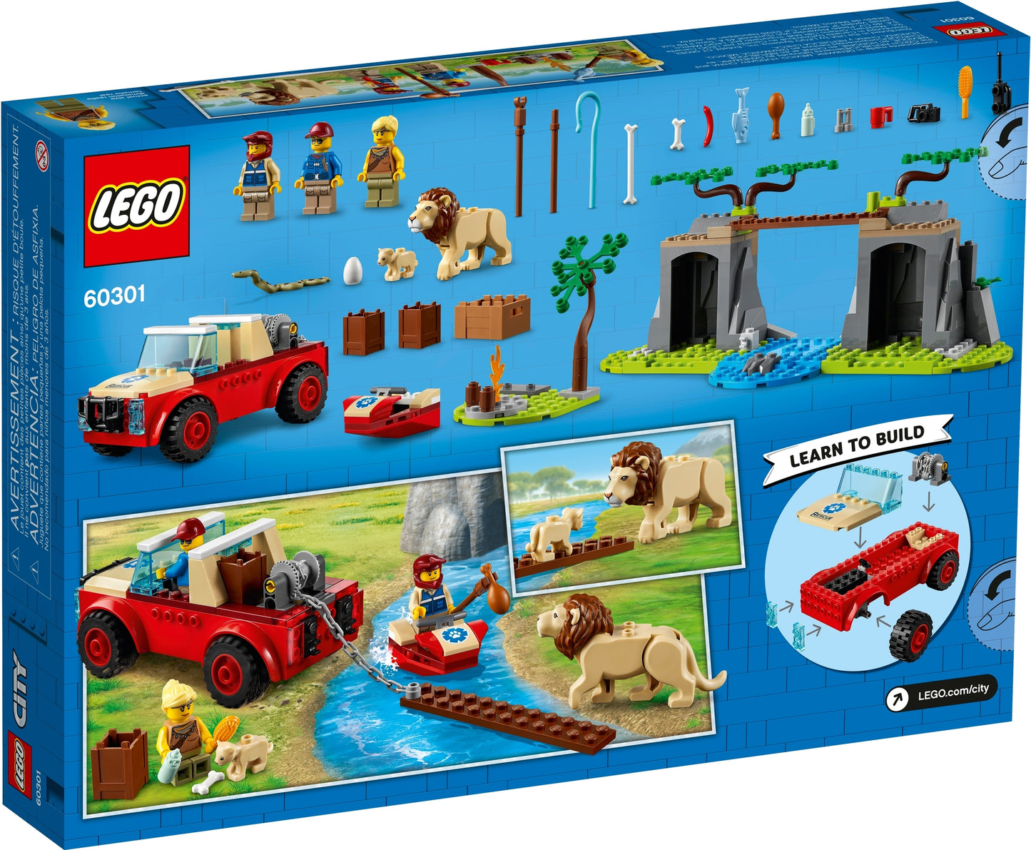 60301 LEGO City - Fuoristrada di Soccorso Animale