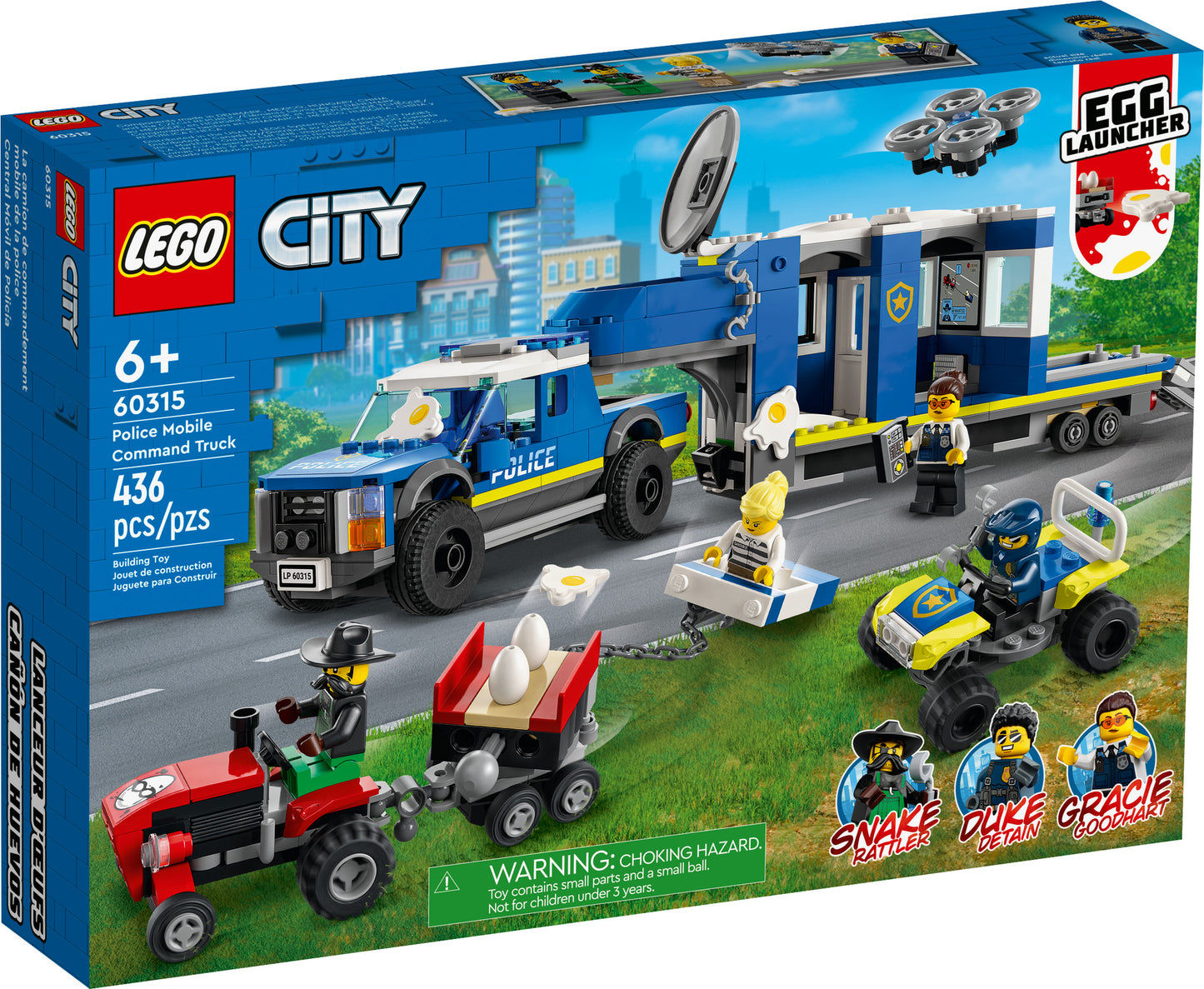 60315 LEGO City - Camion Centro di Comando della Polizia