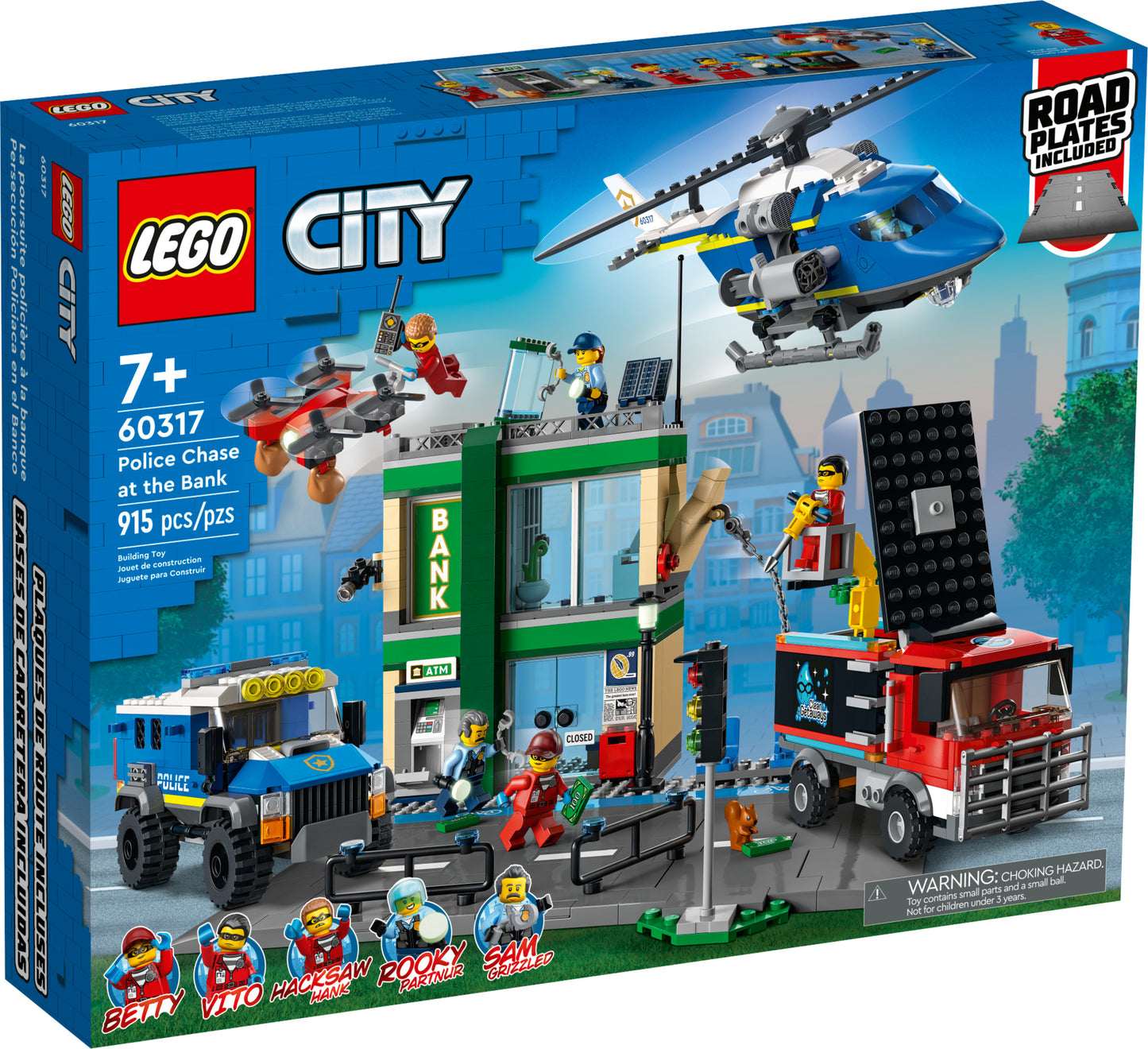60317 LEGO City - Inseguimento della Polizia alla Banca
