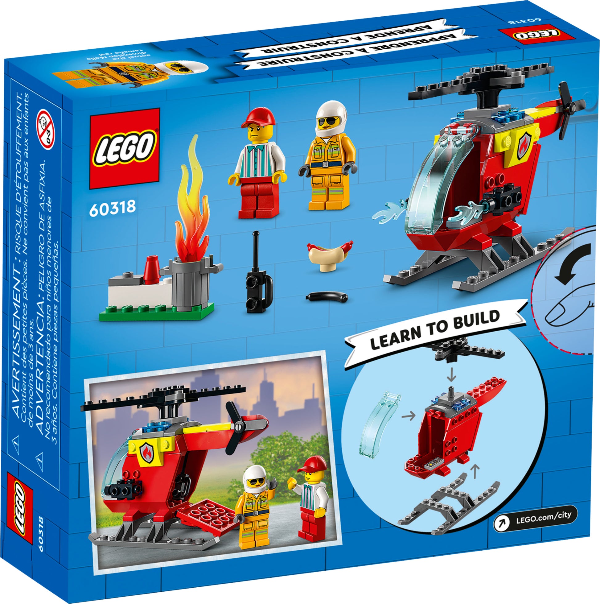 60318 LEGO City - Elicottero Antincendio