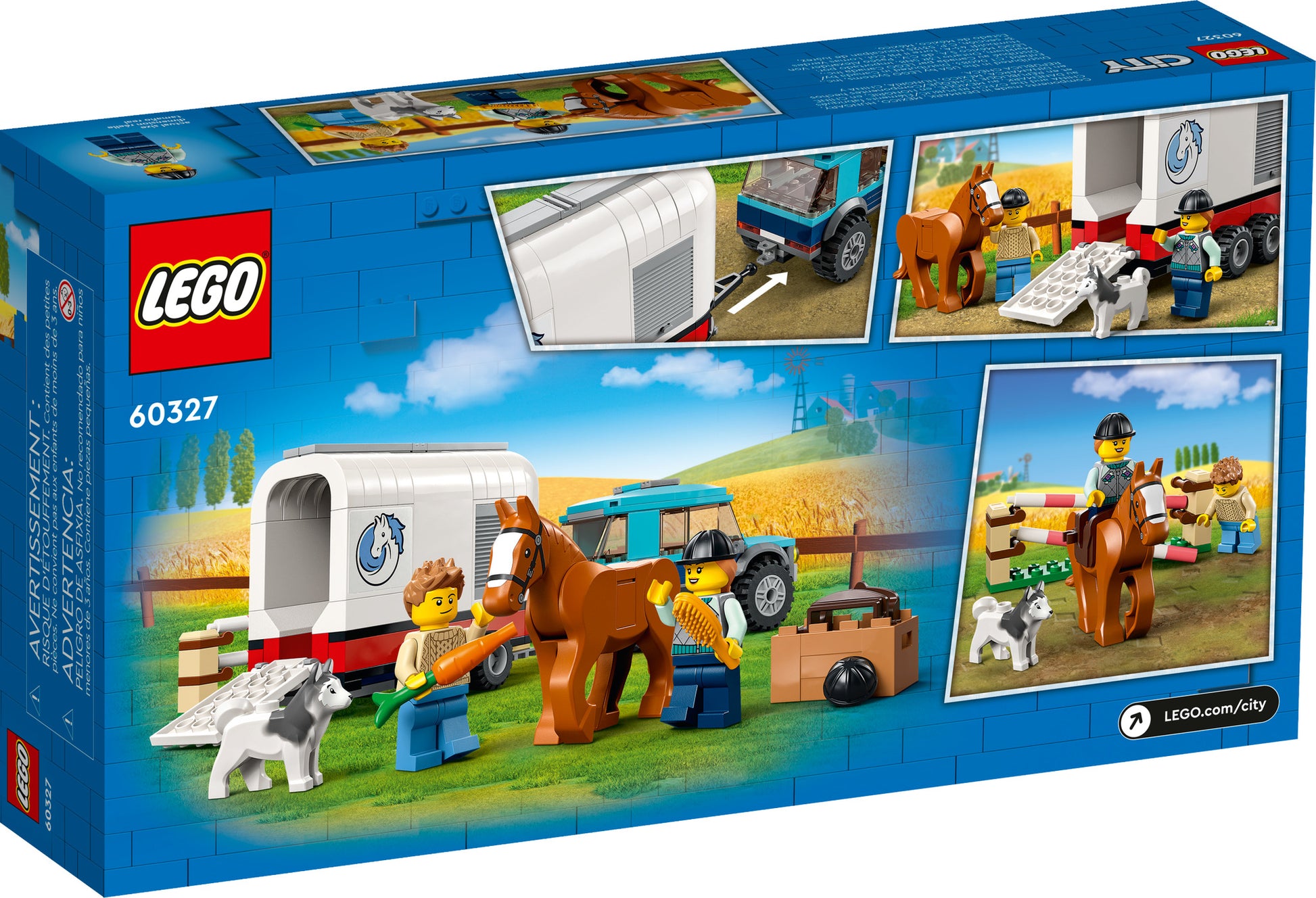60327 LEGO City - Rimorchio per Cavalli – sgorbatipiacenza