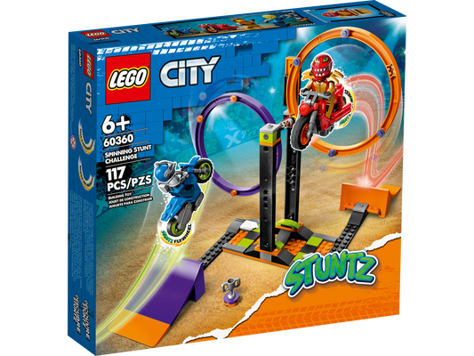 60360 LEGO City - Sfida acrobatica: anelli rotanti