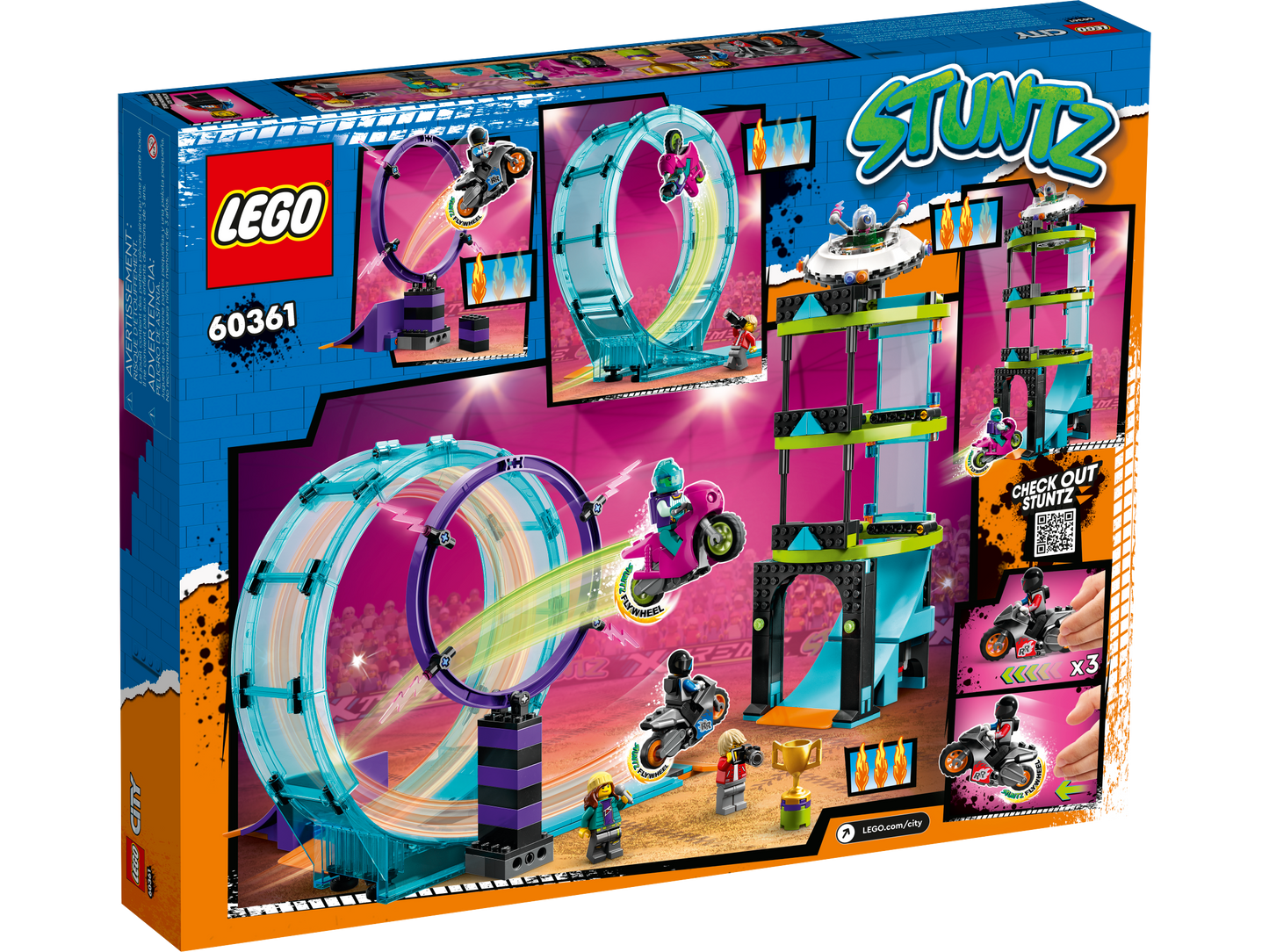 60361 LEGO City - Stunt Riders: sfida impossibile