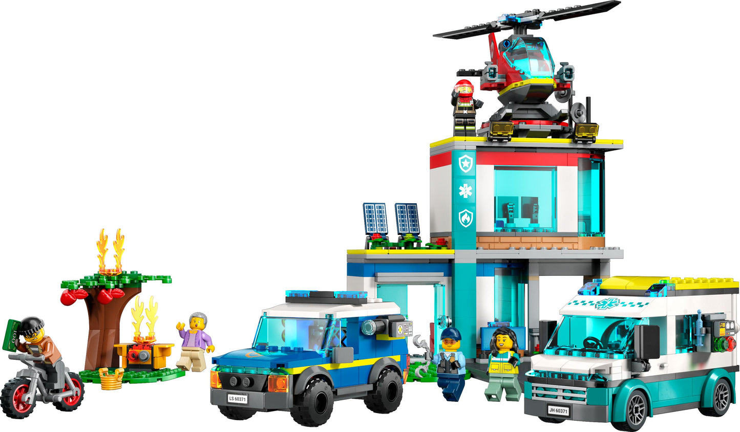60371 LEGO City - Quartier generale veicoli d’emergenza