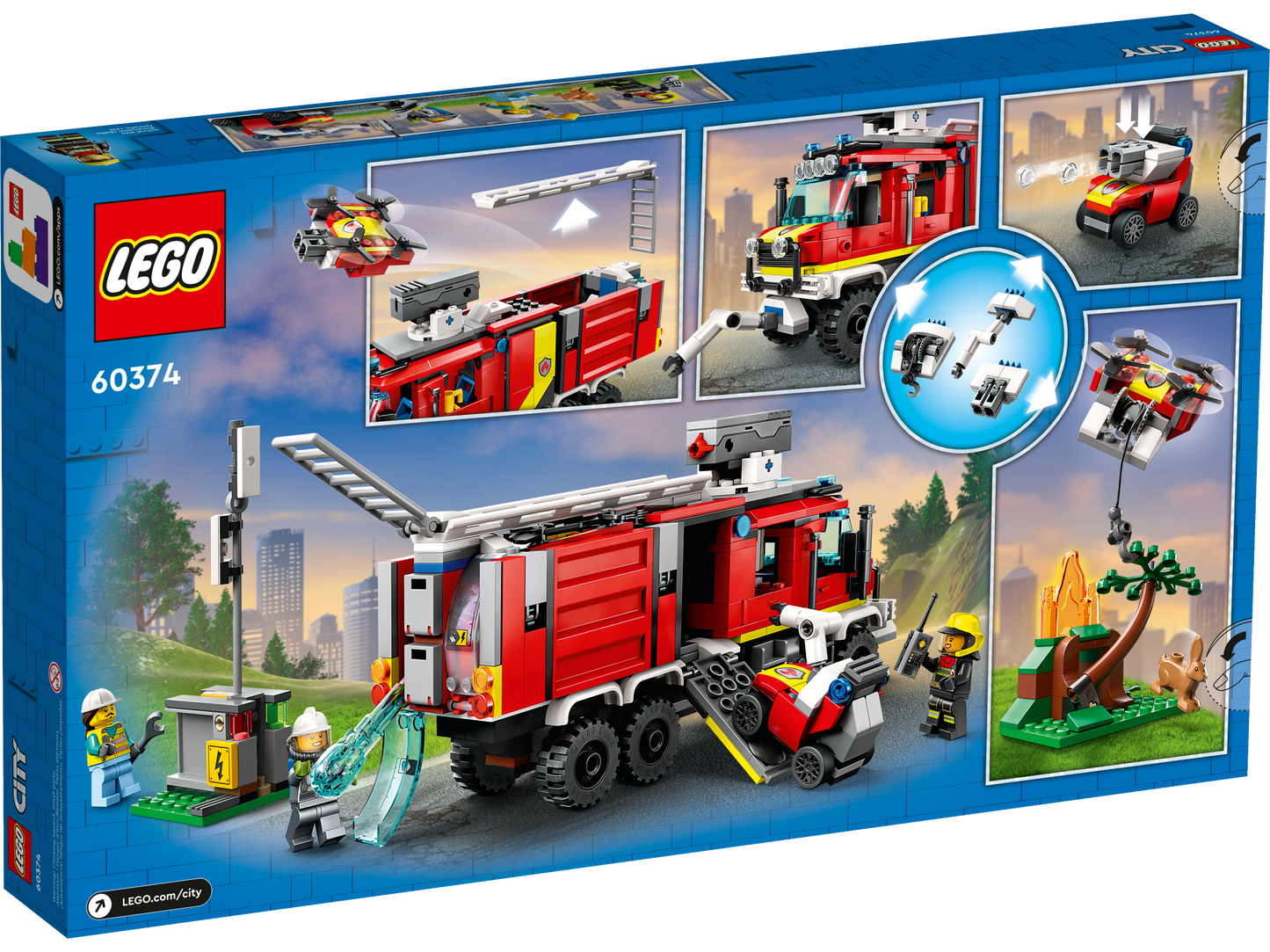 60374 LEGO City - Autopompa dei vigili del fuoco