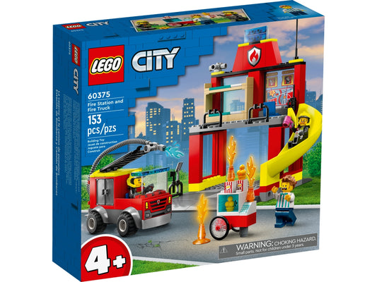 60375 LEGO City - Caserma dei pompieri e autopompa