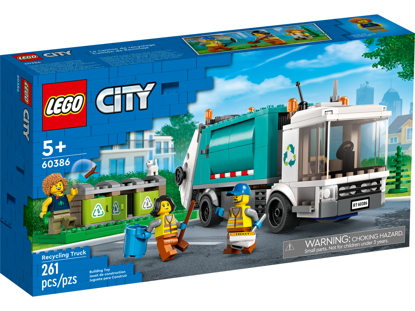 60386 LEGO City - Camion per il riciclaggio dei rifiuti