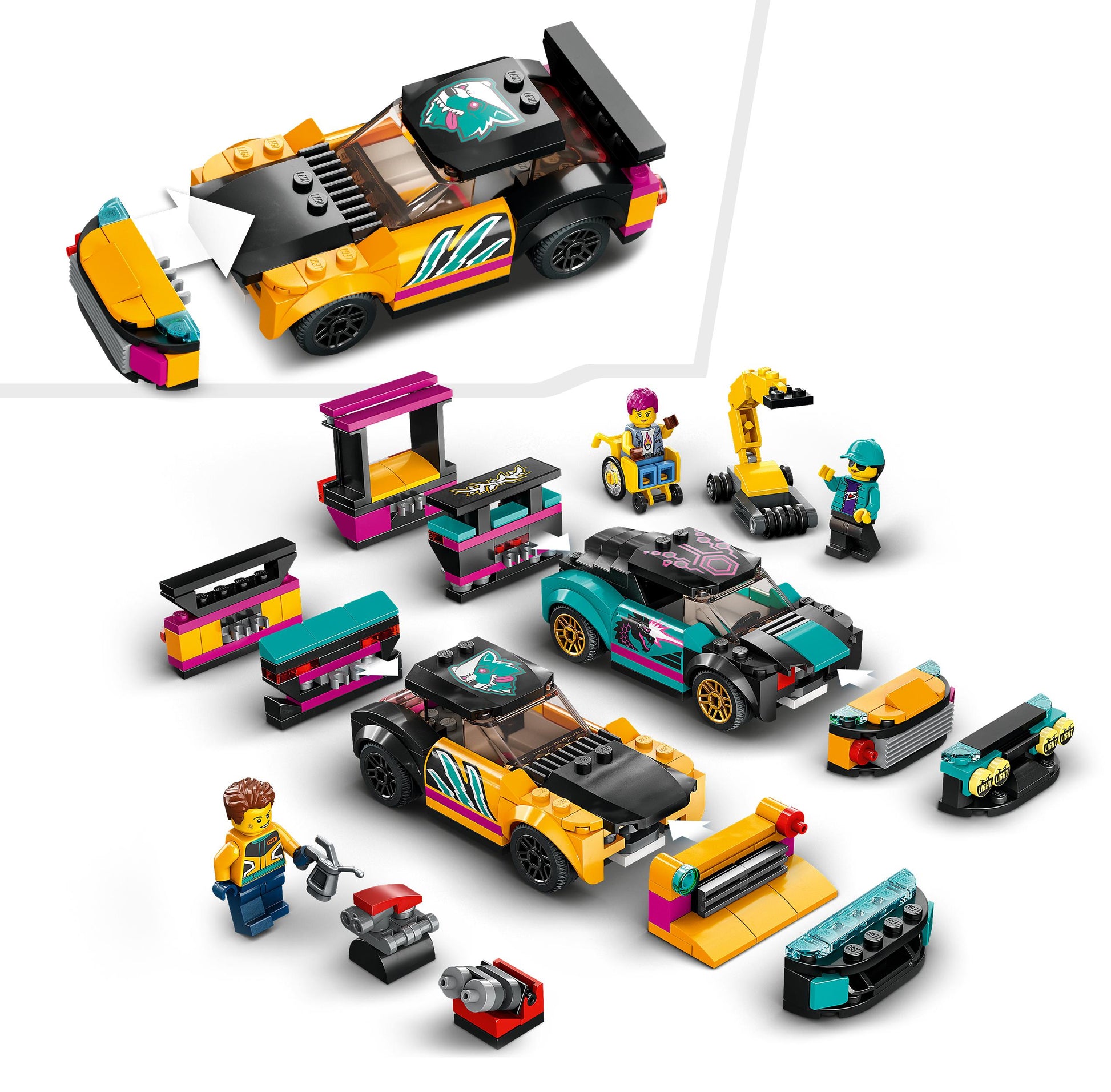 60389 LEGO City - Garage auto personalizzato – sgorbatipiacenza