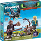 70040 PLAYMOBIL Hiccup e Astrid con Baby Dragon