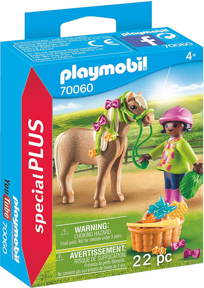 70060 PLAYMOBIL Bambina con Pony
