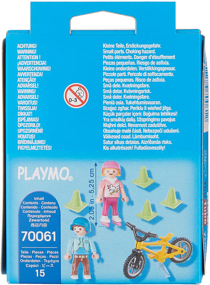 70061 PLAYMOBIL Bambini con Pattini e BMX