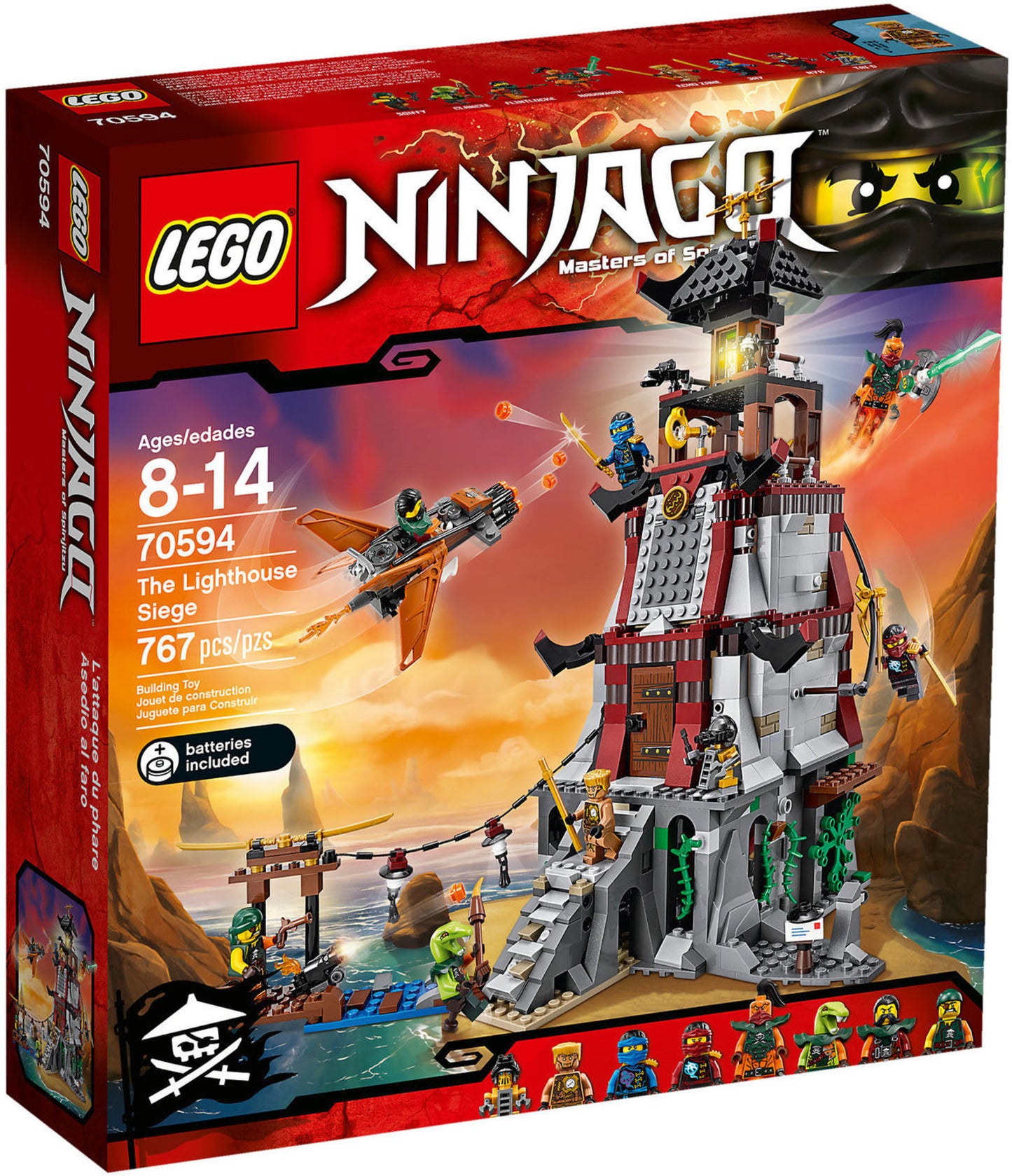 70594 LEGO Ninjago - Assedio al Faro