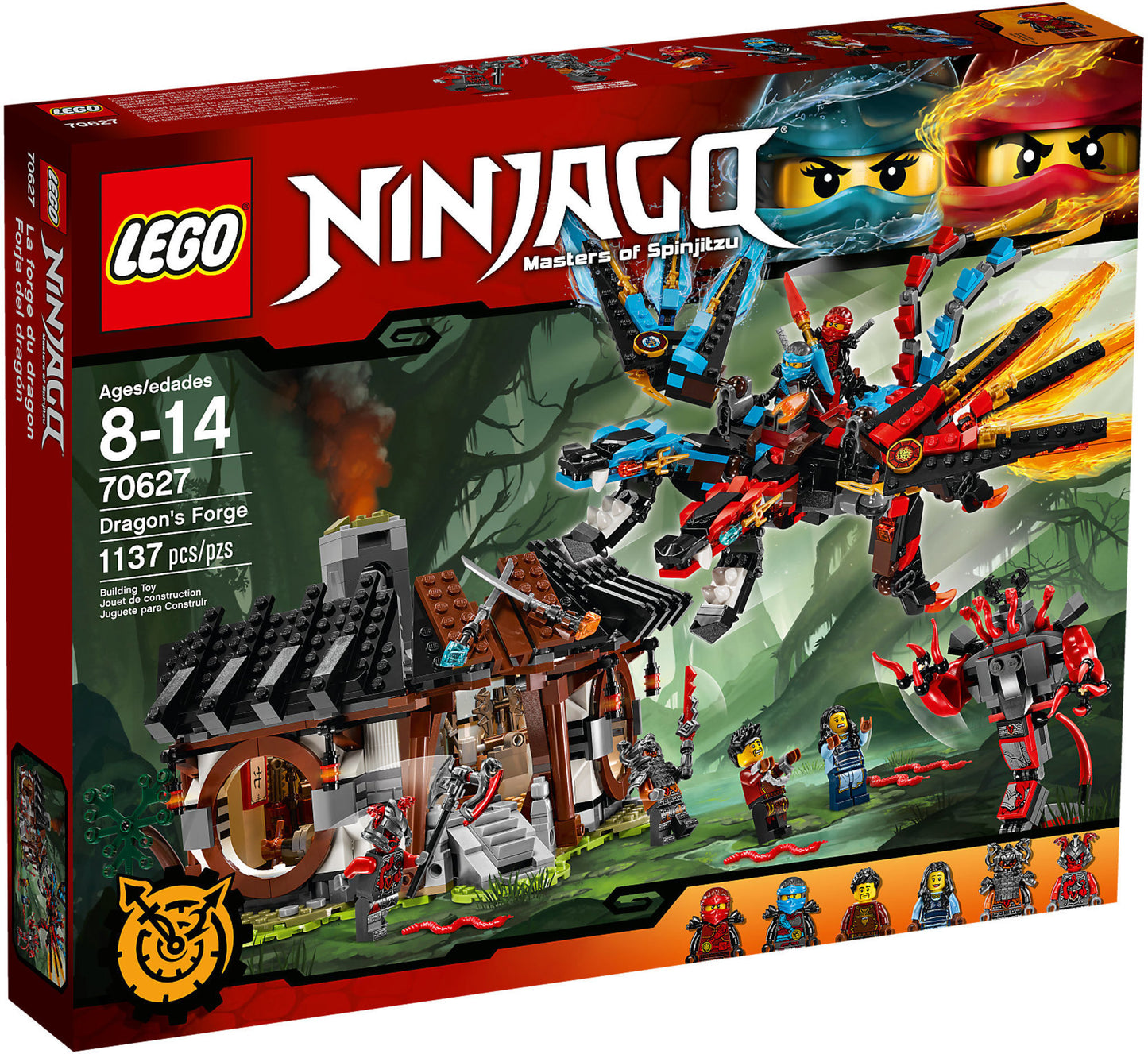 70627 LEGO Ninjago - La Forgia Del Dragone