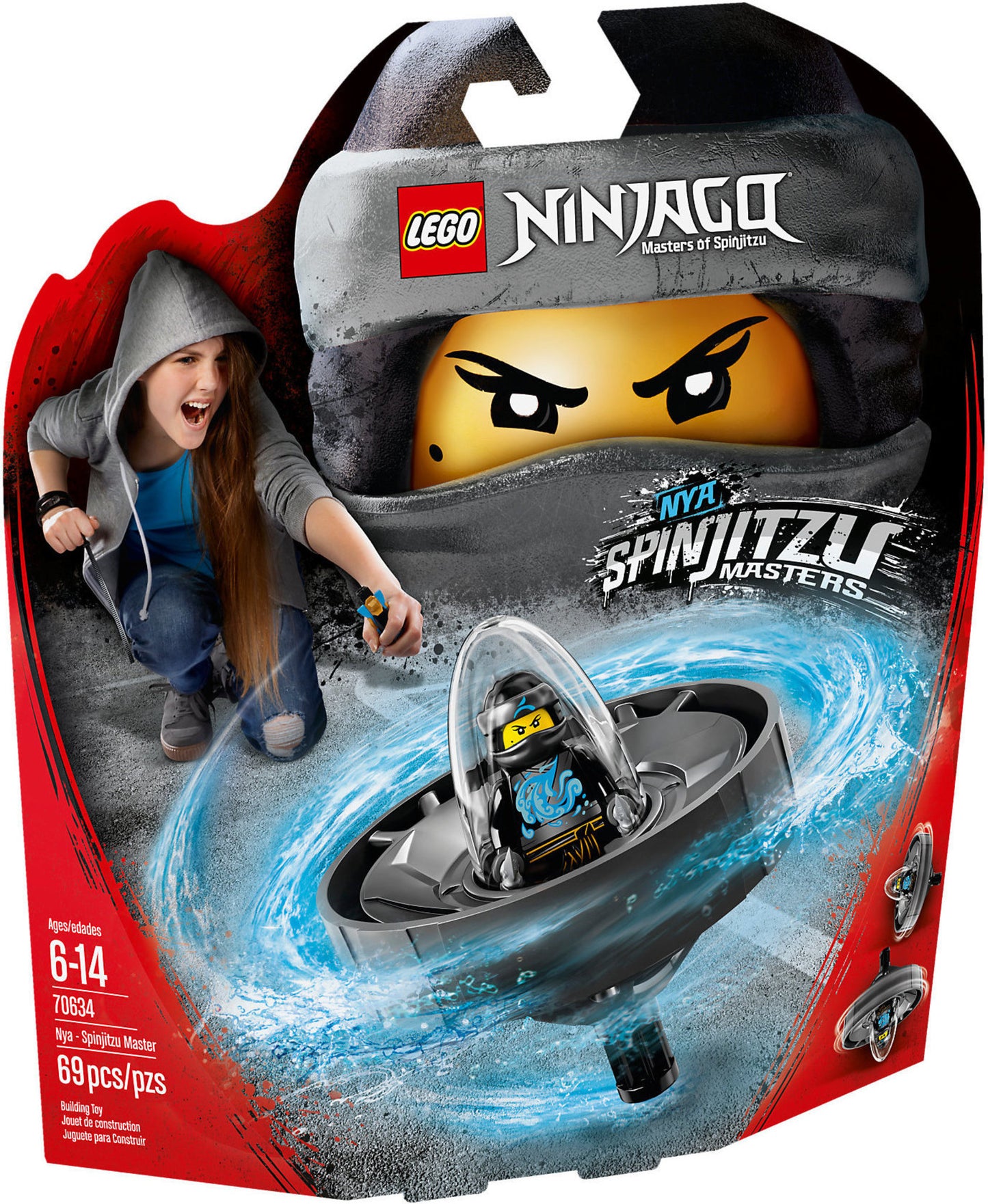 70634 LEGO Ninjago - Nya Maestro Di Spinjitzu