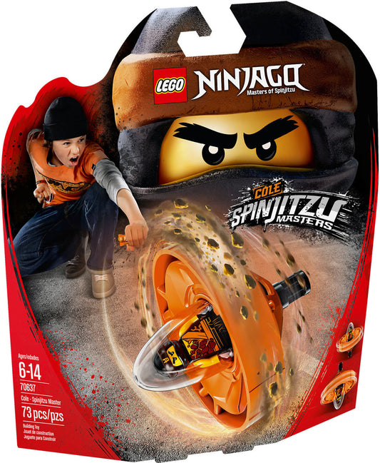 70637 LEGO Ninjago - Cole Maestro Di Spinjitzu