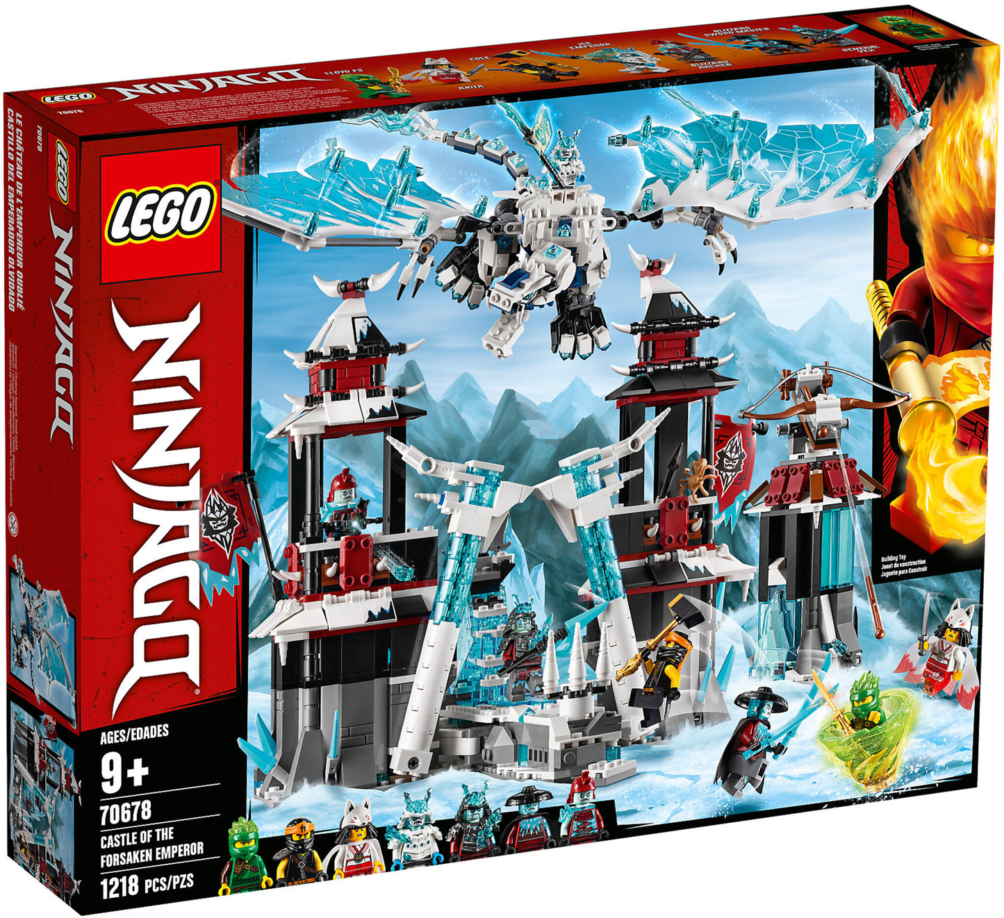 70678 LEGO Ninjago - Il Castello dell'imperatore Abbandonato