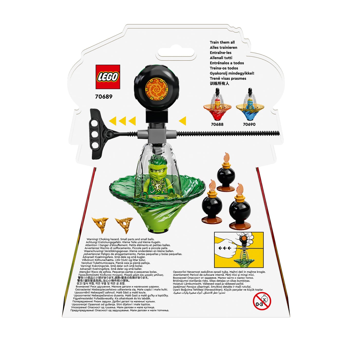 70689 LEGO Ninjago - Addestramento ninja di Spinjitzu con Lloyd