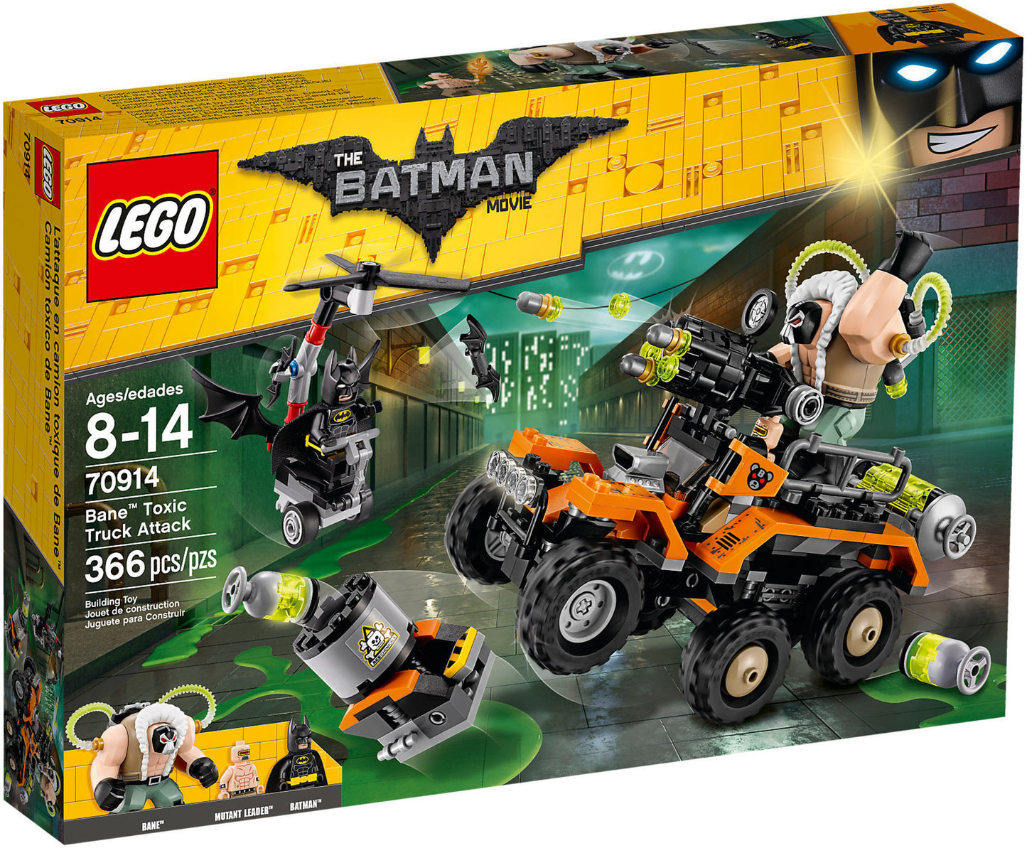 70914 LEGO Batman Movie L'Attacco Tossico di Bane