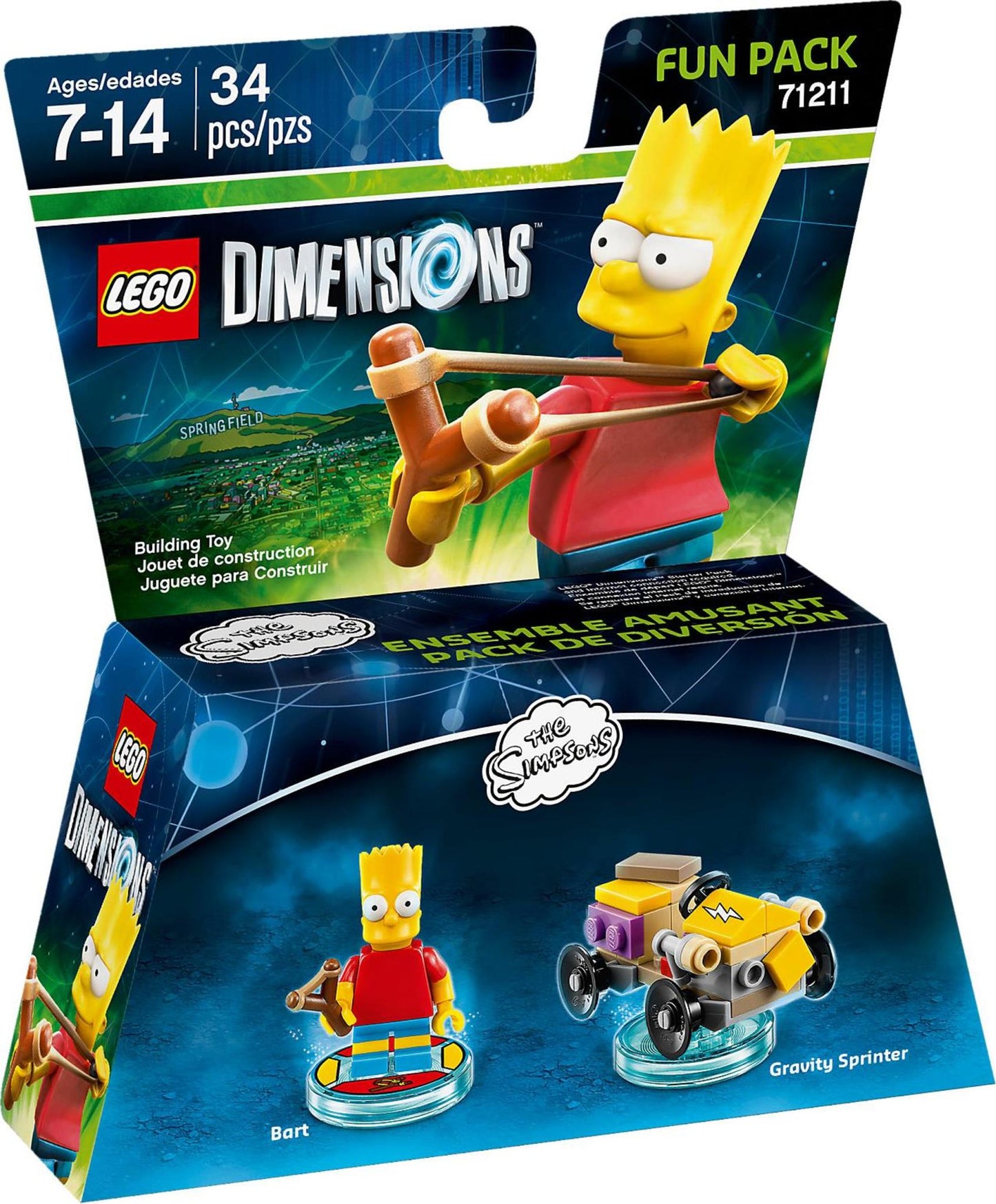 71211 LEGO Dimension - The Simpsons - Fun Pack: Bart