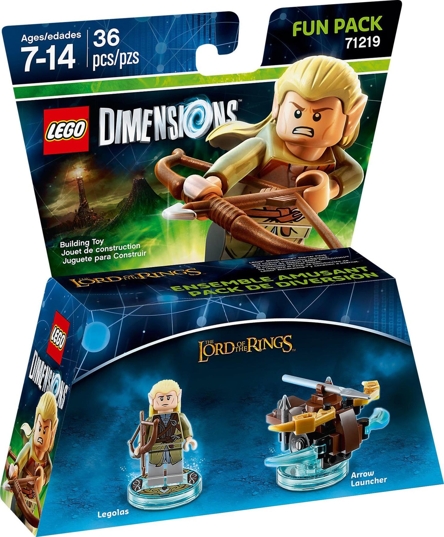 71219 LEGO Dimension - The Lord of the Ring - Fun Pack: Legolas