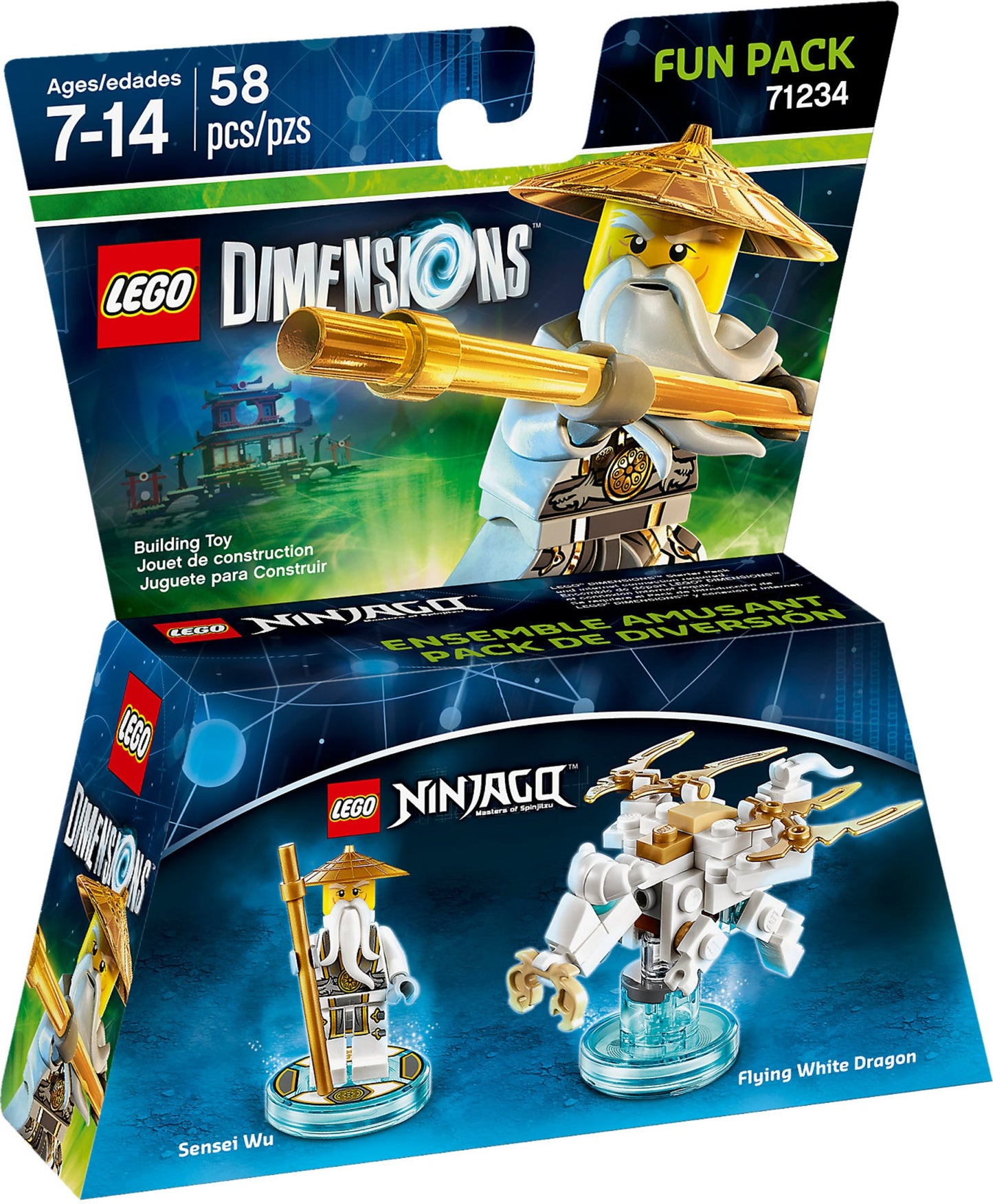 71234 LEGO Dimension - Ninjago - Fun Pack: Sensei Wu