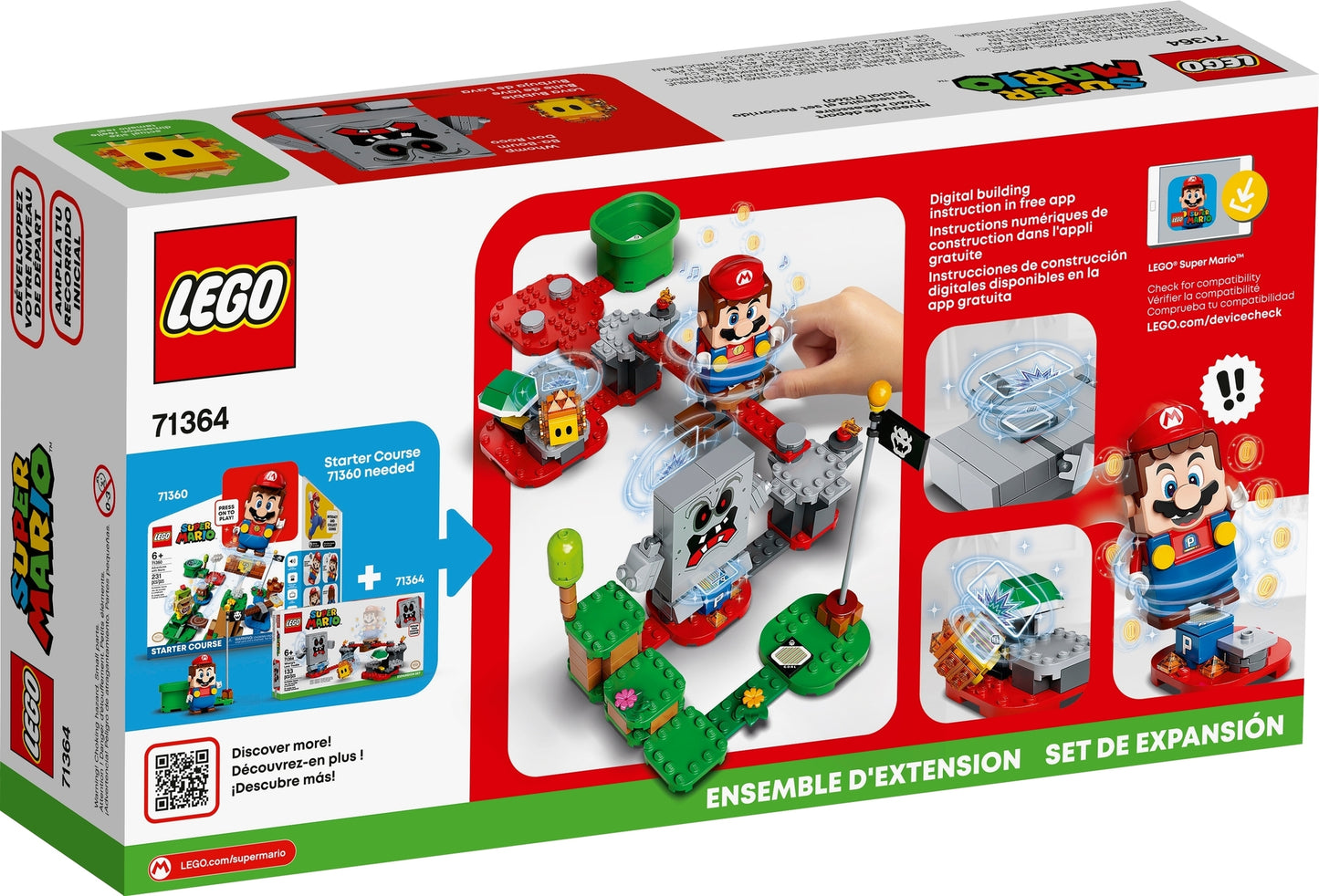 71364 LEGO Super Mario - Guai con la Lava di Womp - Pack di Espansione