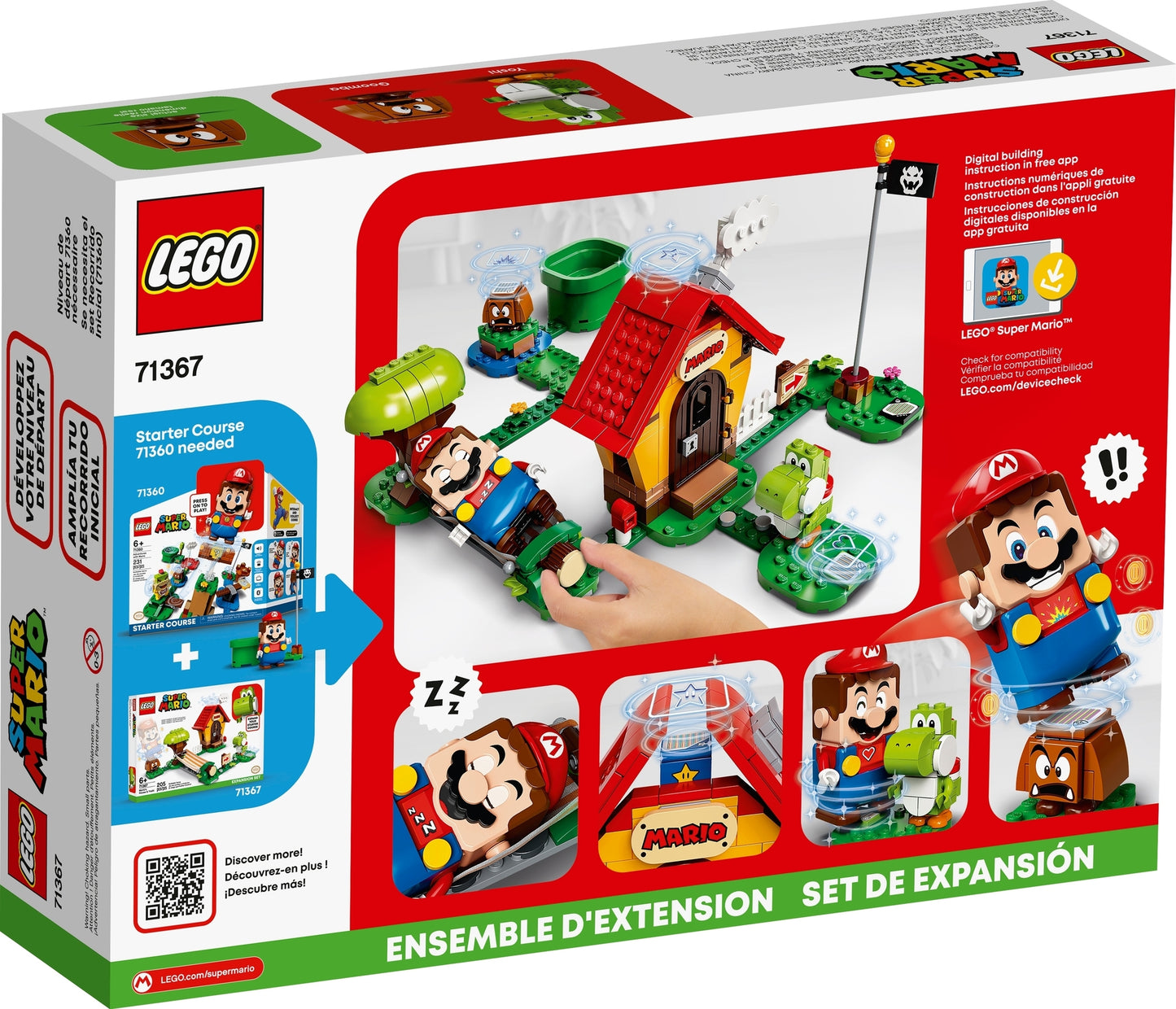 71367 LEGO Super Mario - Casa di Mario e Yoshi - Pack di Espansione