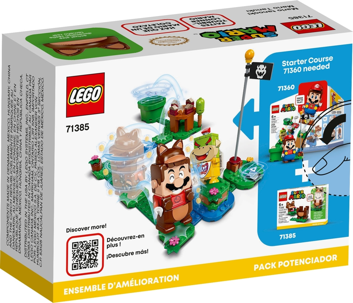 71385 LEGO Super Mario - Mario Tanuki - Power Up Pack
