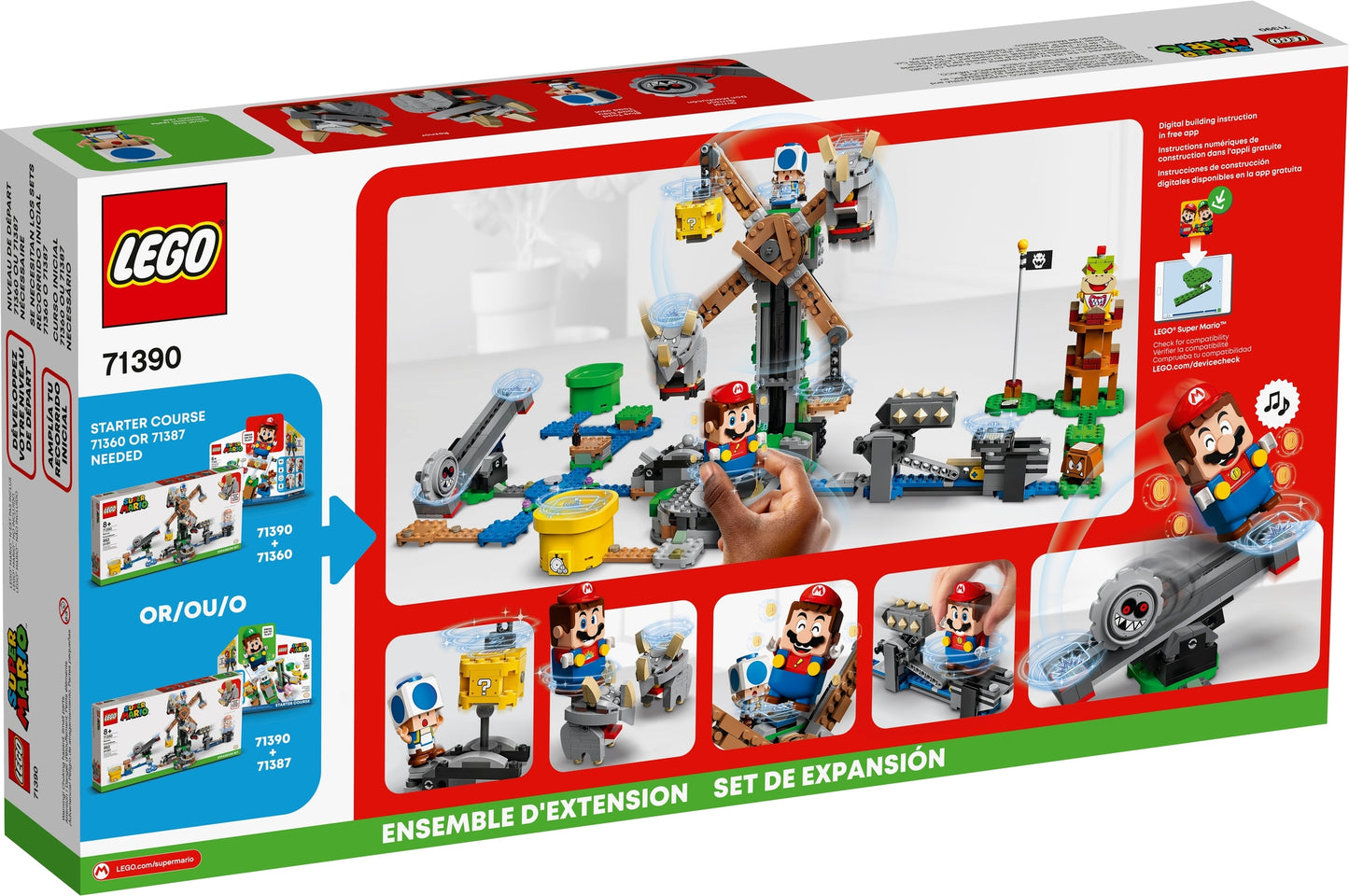 71390 LEGO Super Mario - L’abbattimento Dei Reznor - Pack Di Espansione