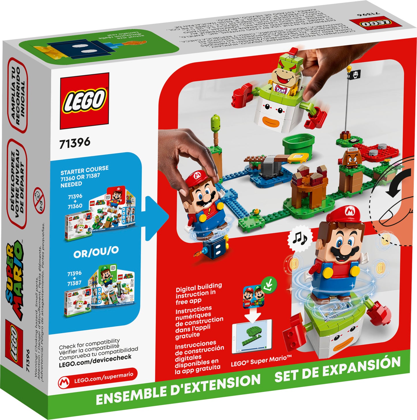 71396 LEGO Super Mario - Clown Koopa di Bowser Junior - Pack di Espansione
