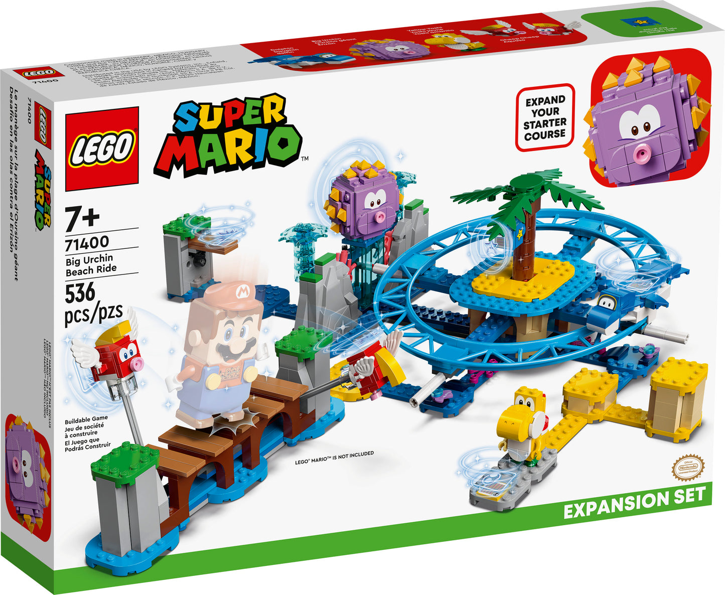 71400 LEGO Super Mario - Spiaggia del Ricciospino Gigante - Pack di Espansione