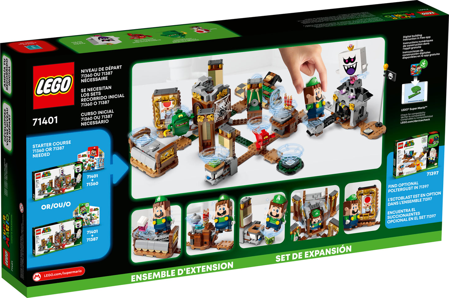 71401 LEGO Super Mario - Caccia ai Fantasmi di Luigi’s Mansion - Pack di Espansione