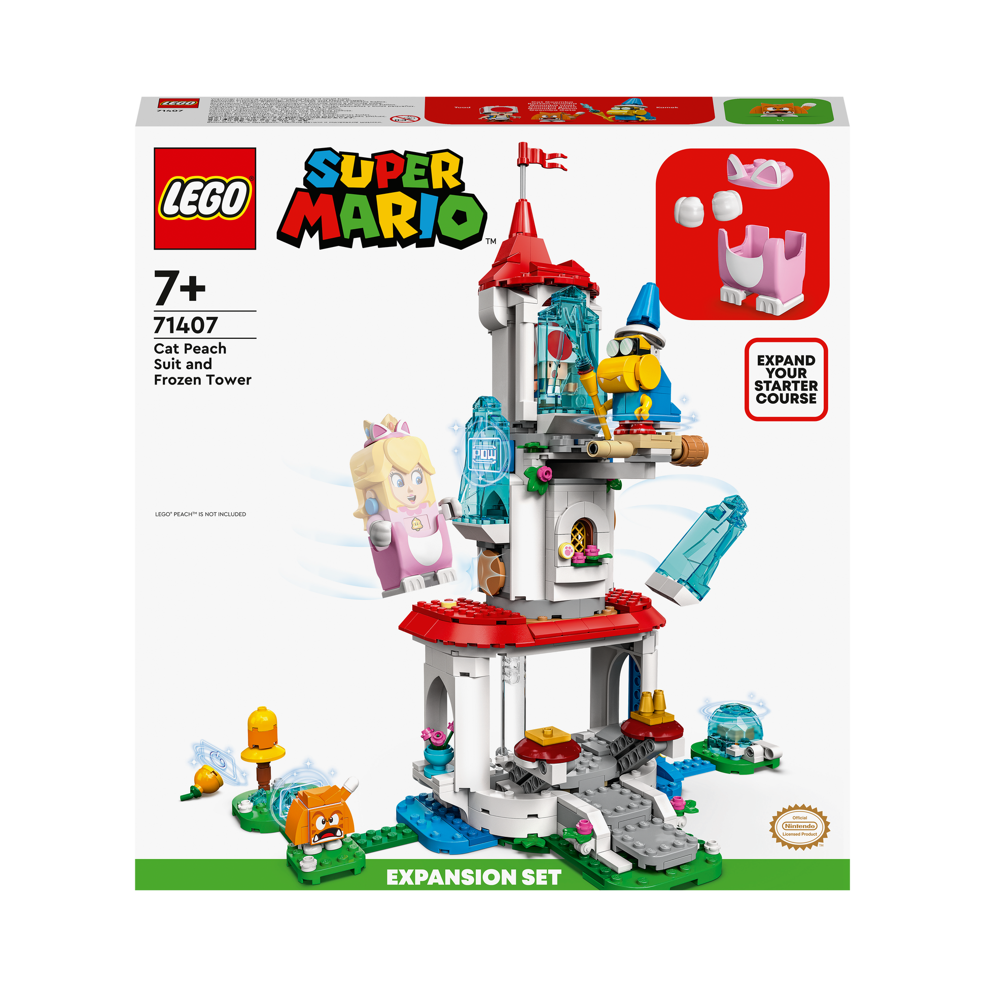71407 LEGO Super Mario Pack espansione Costume di Peach gatto e