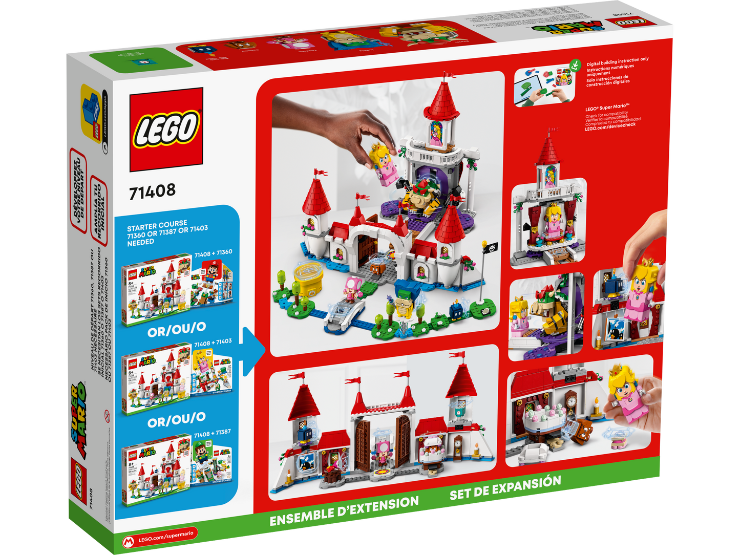 71408 LEGO Super Mario - Pack espansione Castello di Peach