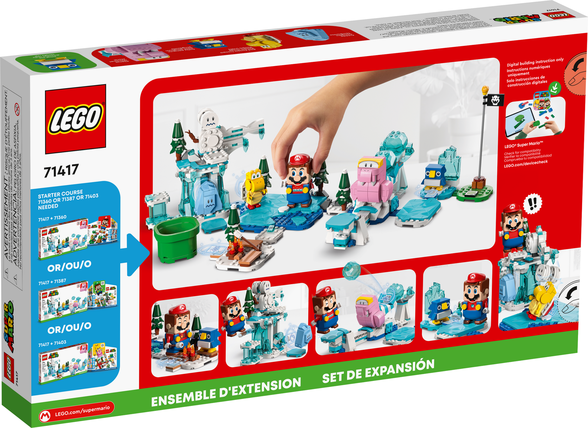 71417 LEGO Super Mario - Pack di espansione Avventura sulla neve di Tr –  sgorbatipiacenza