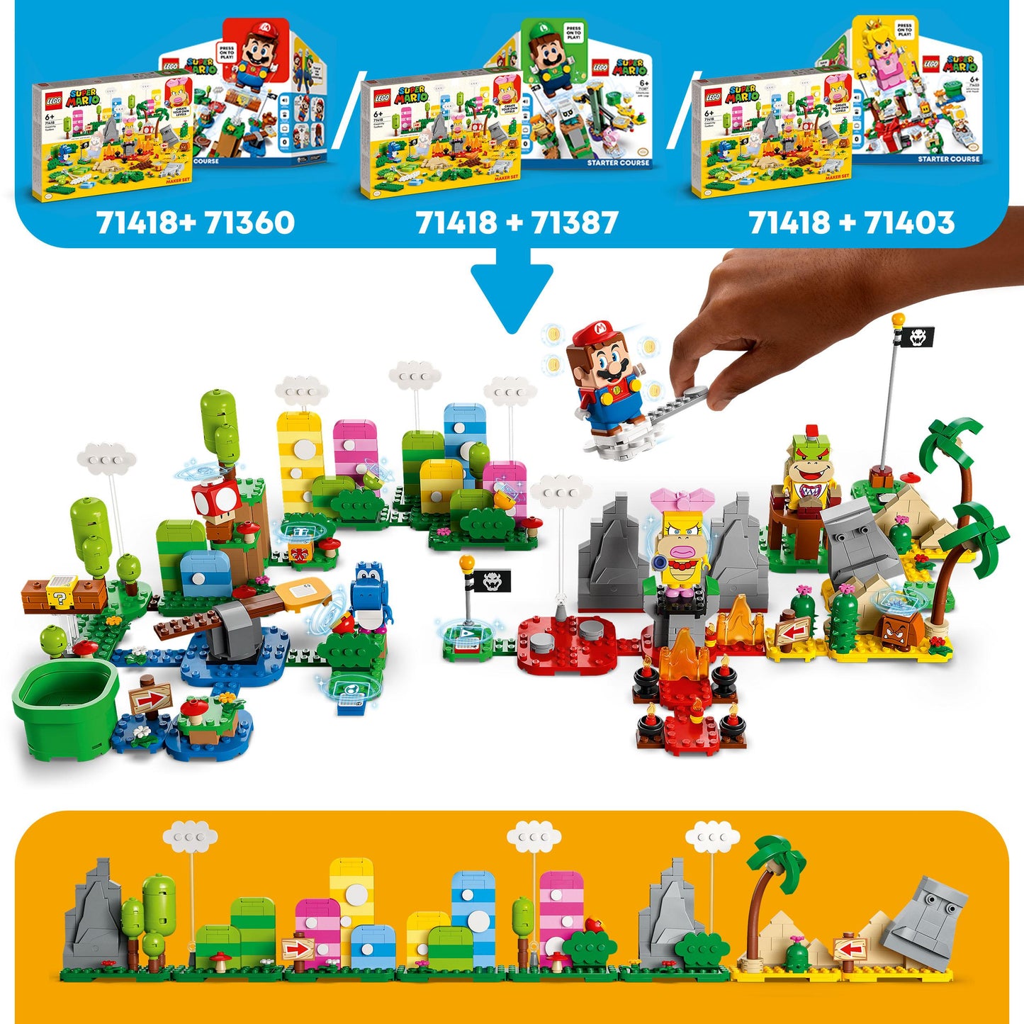 71418 LEGO Super Mario - Toolbox creativa