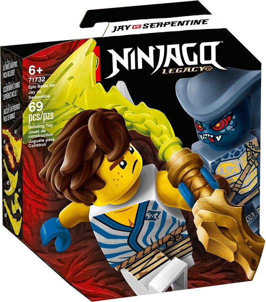 71732 LEGO Ninjago - Battaglia Epica - Jay Vs Serpentino