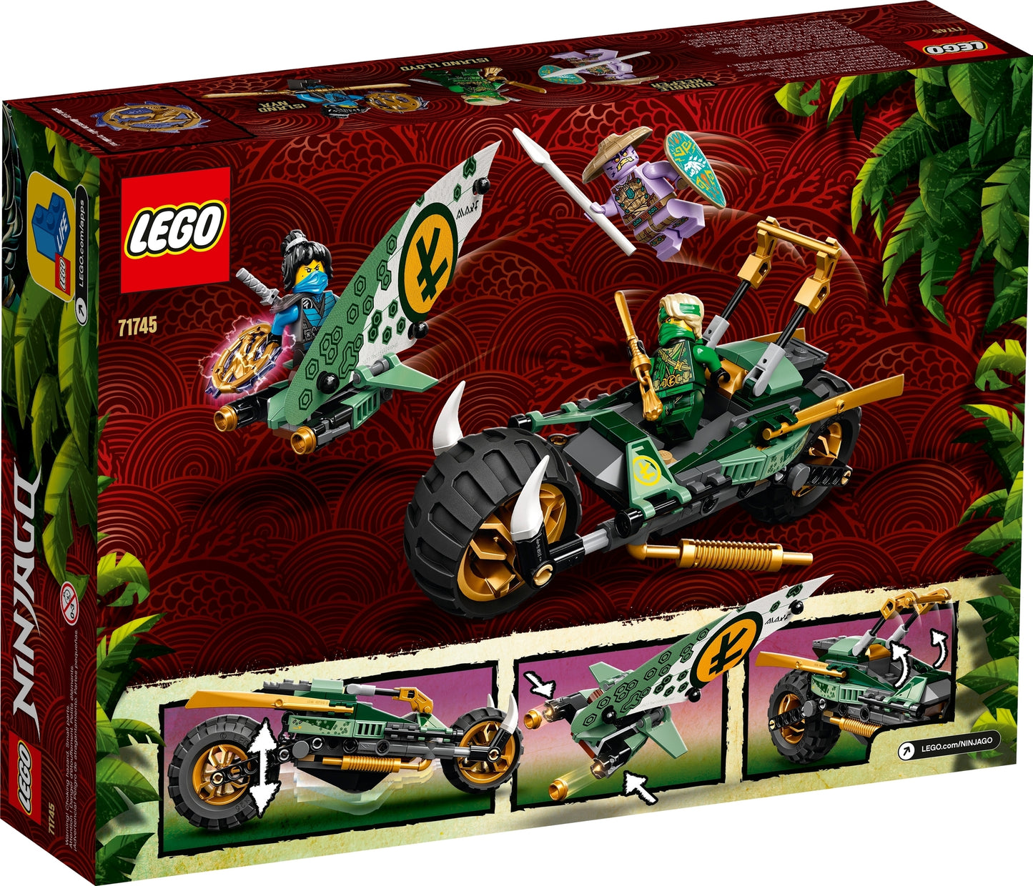 71745 LEGO Ninjago - Moto della Giungla di Lloyd