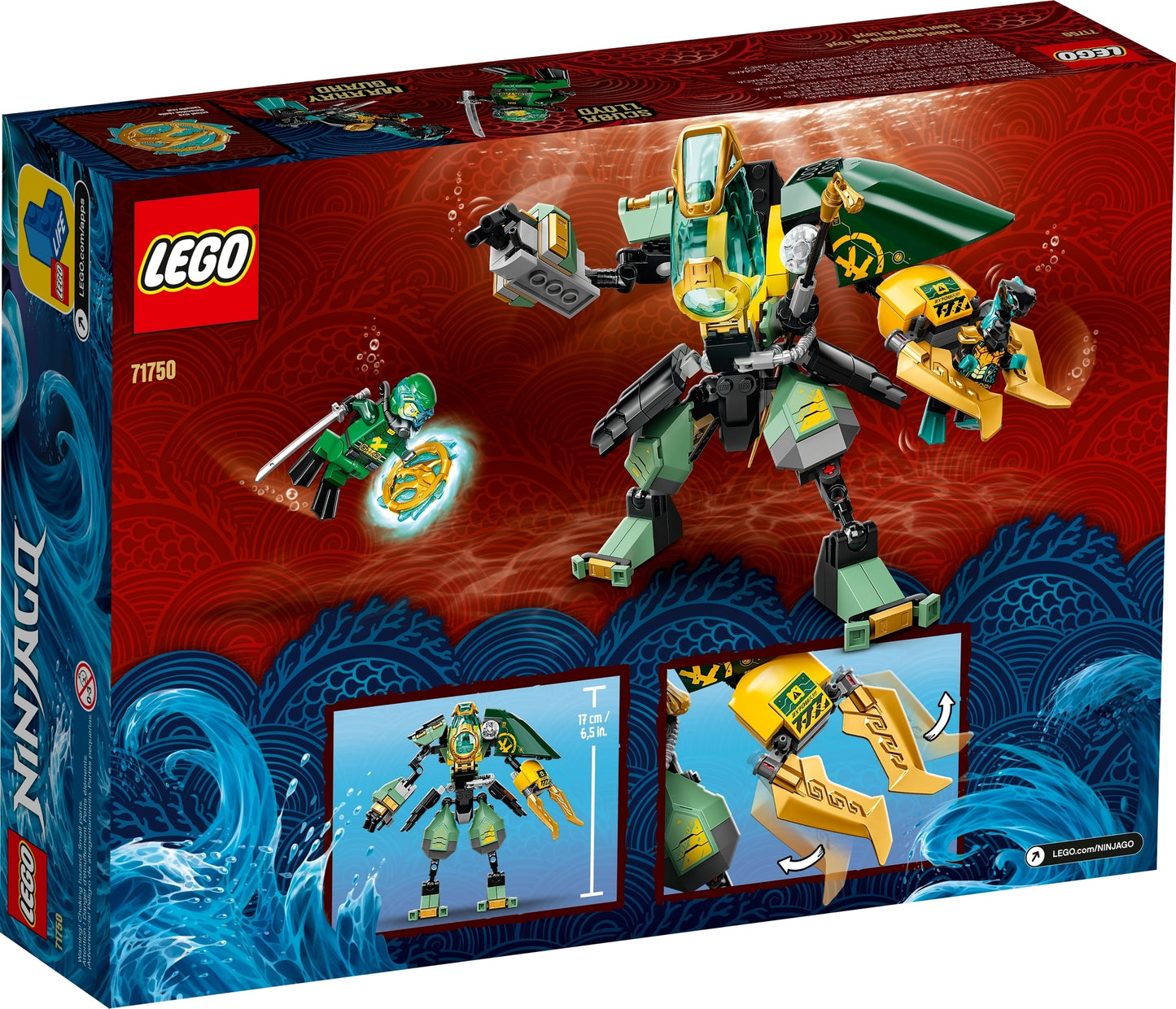 71750 LEGO Ninjago - Idro Mech di Lloyd